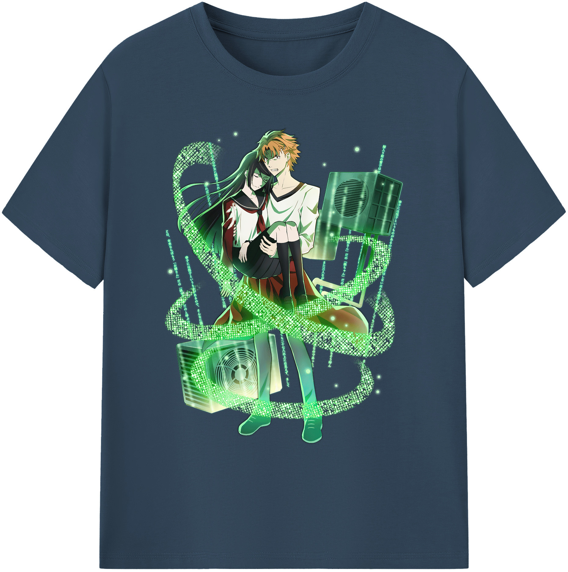 （画像用） 文豪ストレイドッグス Bungo Stray Dogs 綿100％ メンズ半袖Tシャツ｜肌触りやわらか＆通気性