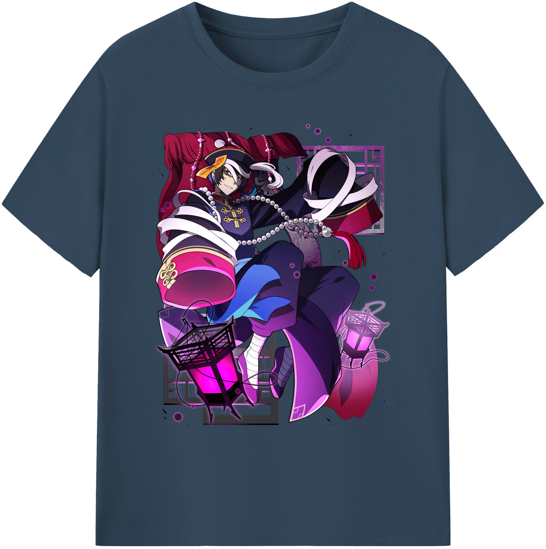（画像用） 文豪ストレイドッグス Bungo Stray Dogs 綿100％ メンズ半袖Tシャツ｜肌触りやわらか＆通気性