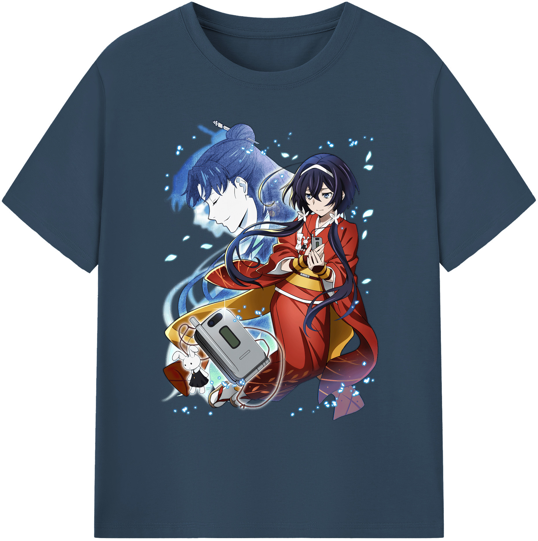 （画像用） 文豪ストレイドッグス Bungo Stray Dogs 綿100％ メンズ半袖Tシャツ｜肌触りやわらか＆通気性