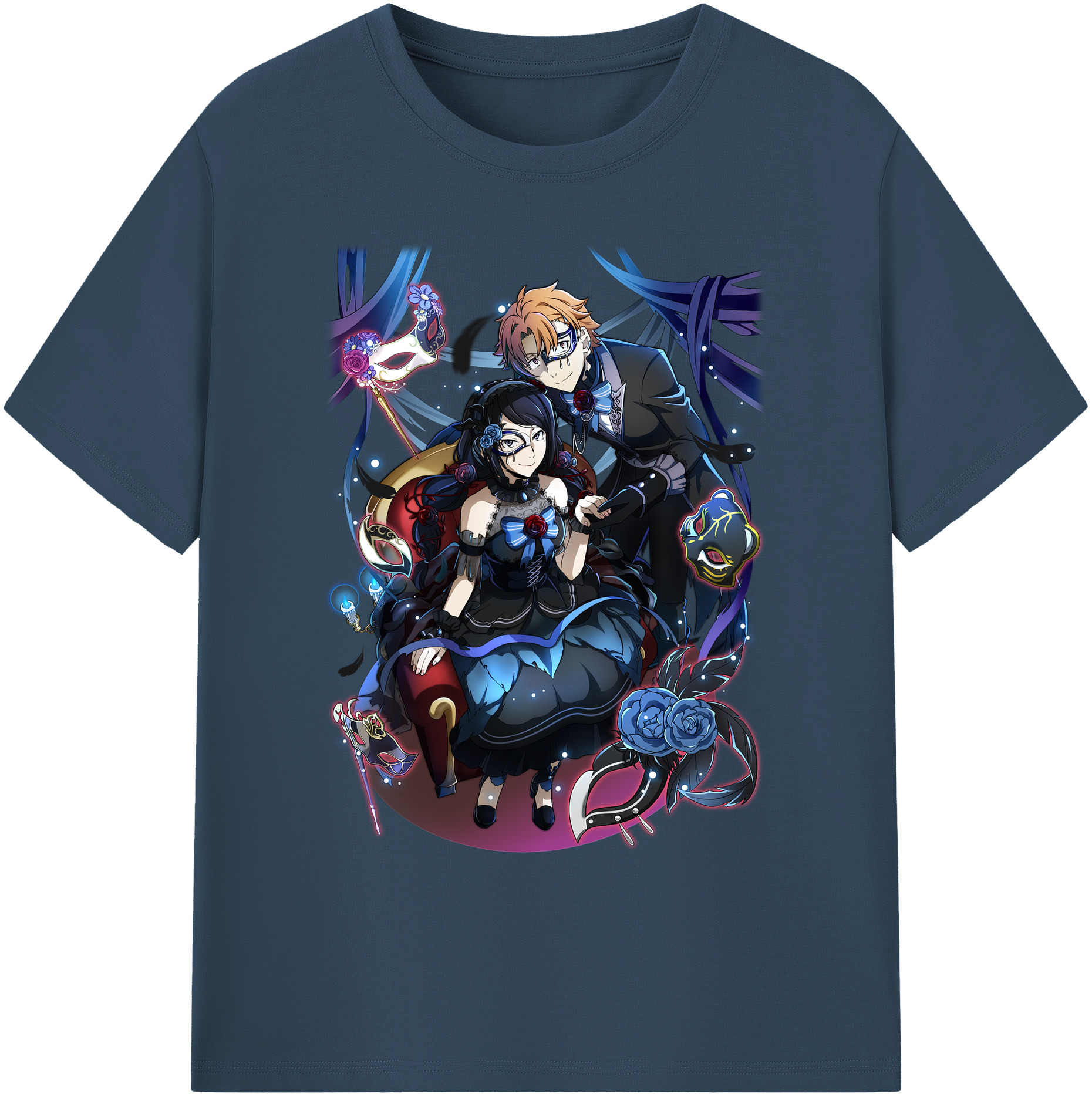 （画像用） 文豪ストレイドッグス Bungo Stray Dogs 綿100％ メンズ半袖Tシャツ｜肌触りやわらか＆通気性