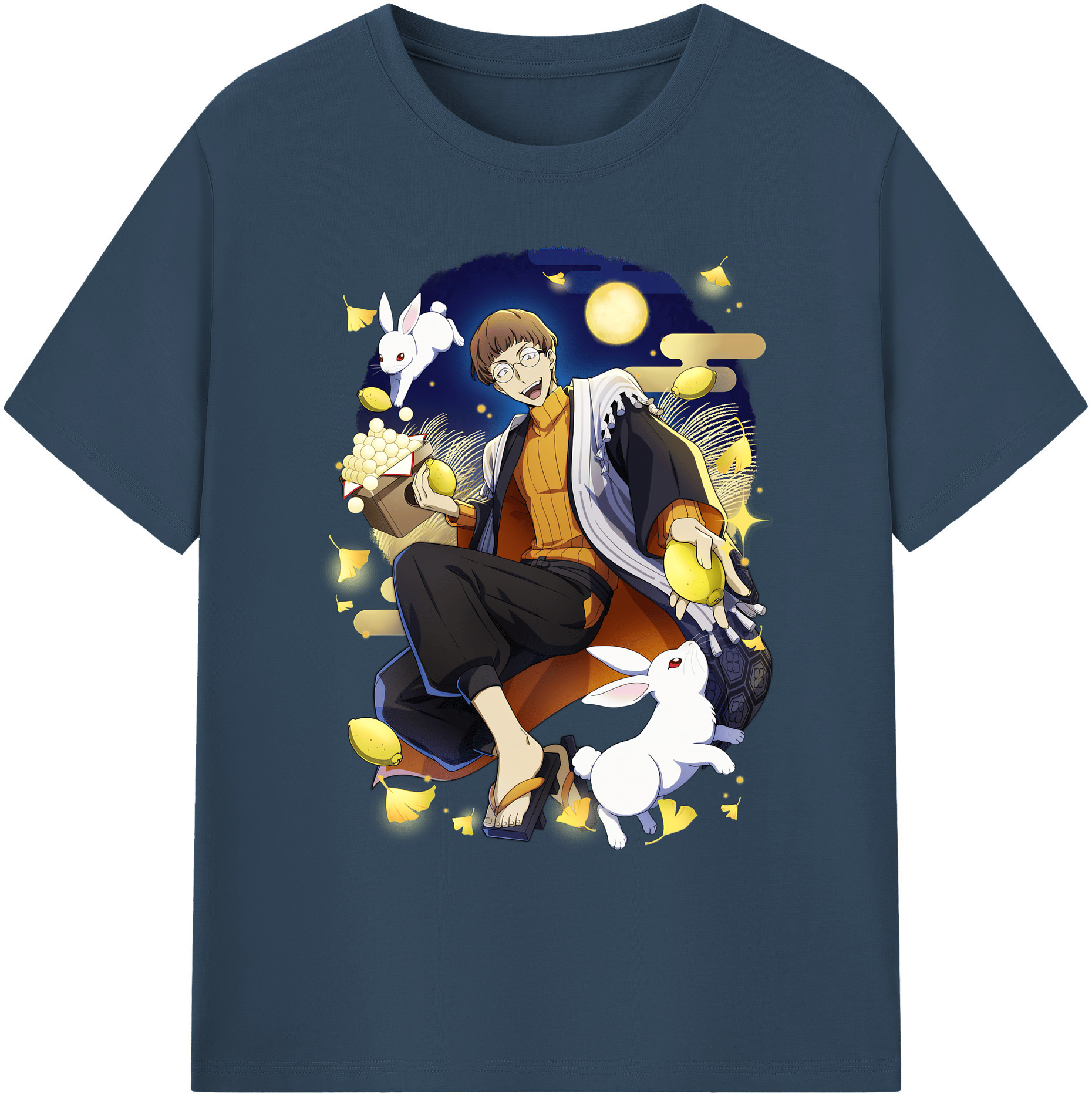 （画像用） 文豪ストレイドッグス Bungo Stray Dogs 綿100％ メンズ半袖Tシャツ｜肌触りやわらか＆通気性