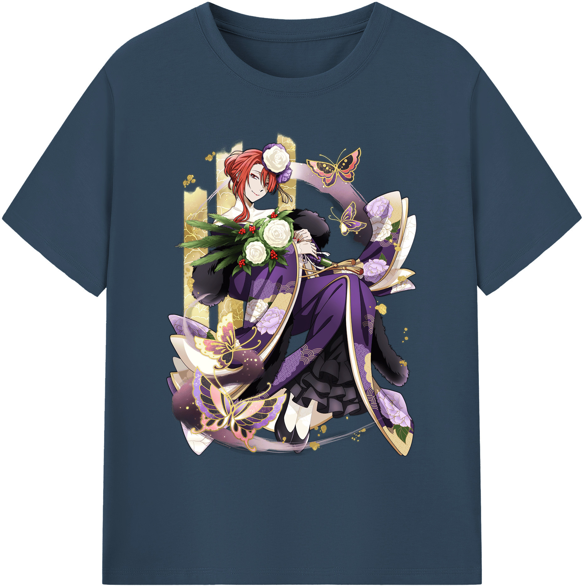（画像用） 文豪ストレイドッグス Bungo Stray Dogs 綿100％ メンズ半袖Tシャツ｜肌触りやわらか＆通気性