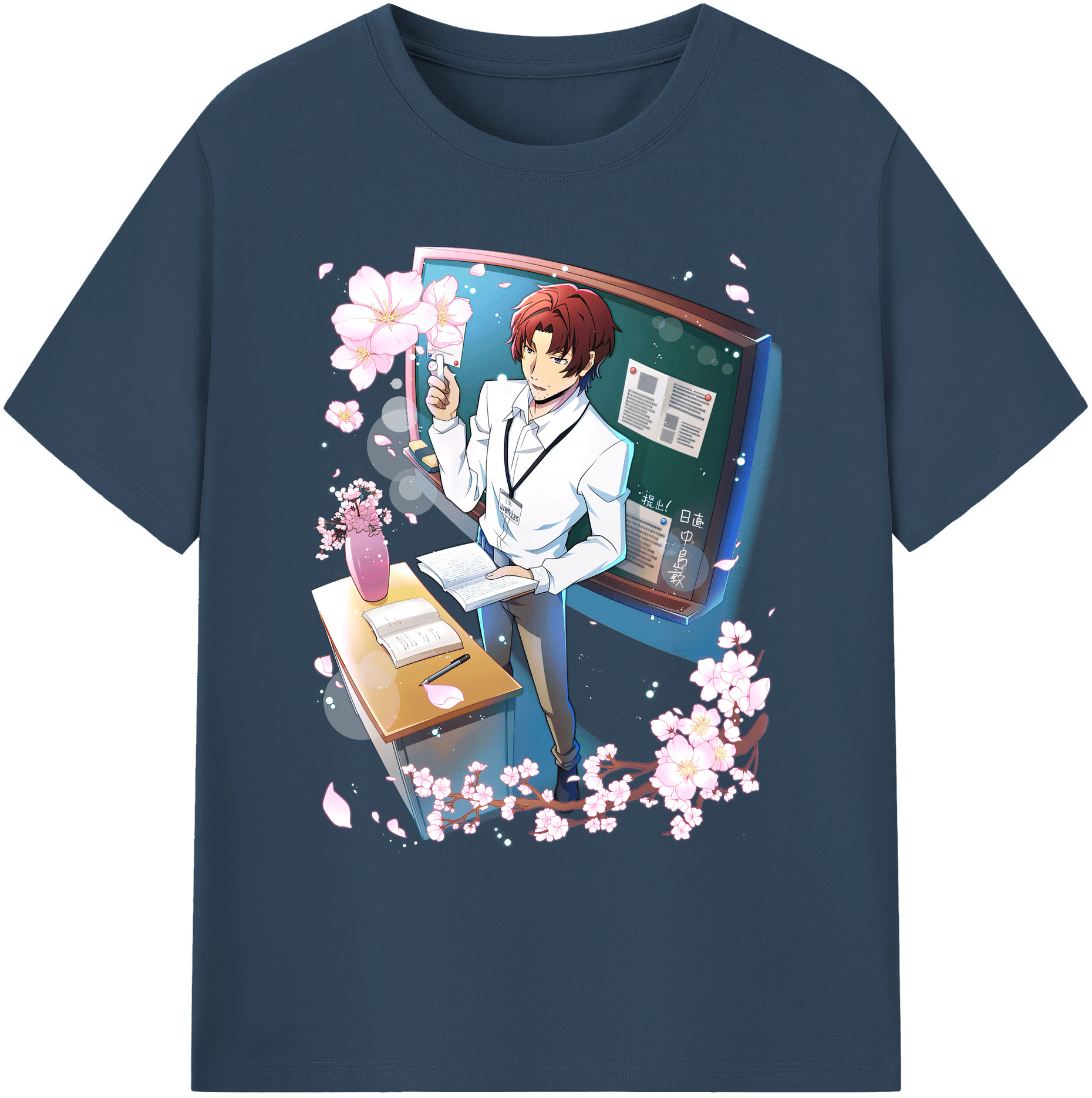 （画像用） 文豪ストレイドッグス Bungo Stray Dogs 綿100％ メンズ半袖Tシャツ｜肌触りやわらか＆通気性