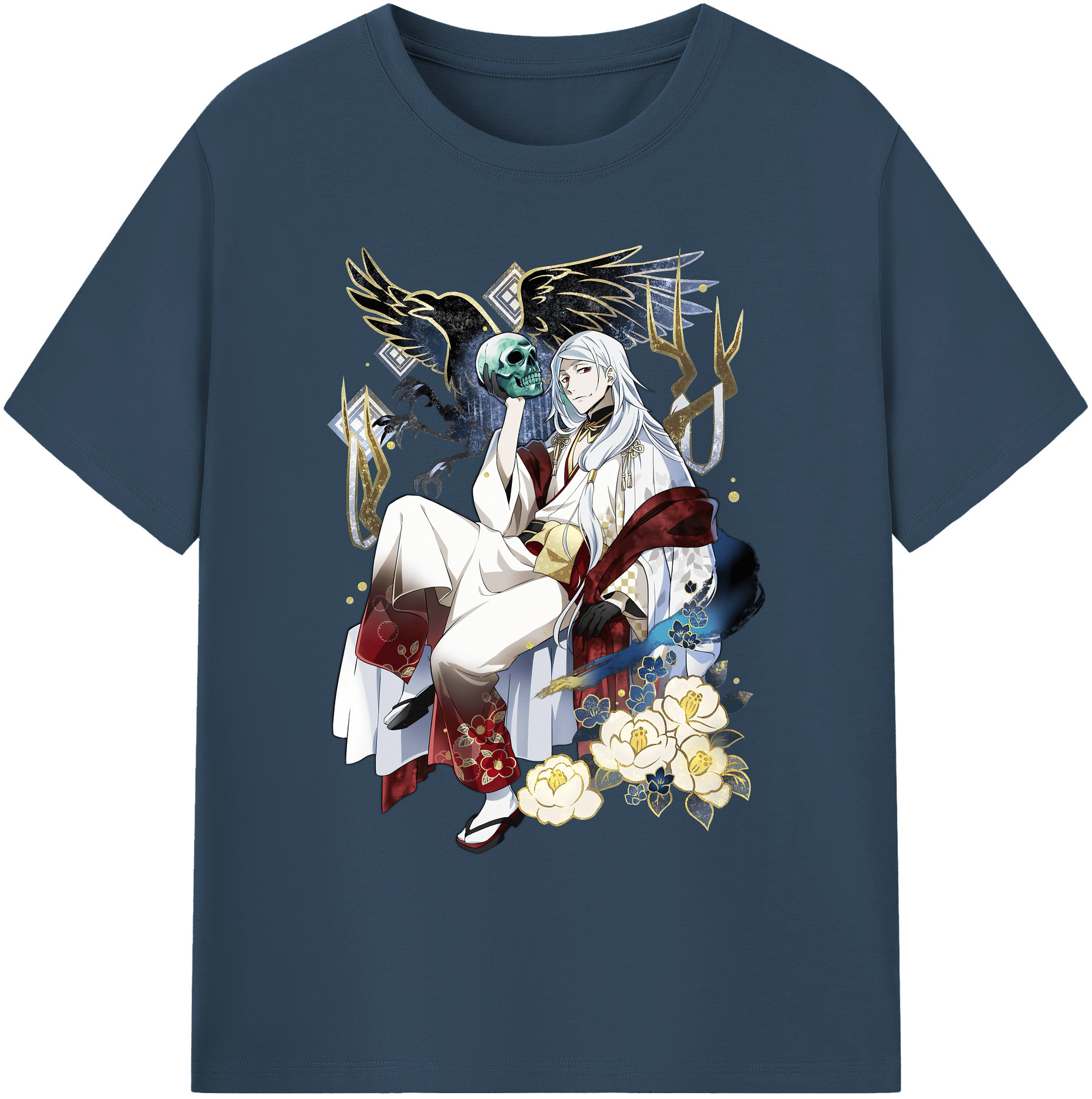 （画像用） 文豪ストレイドッグス Bungo Stray Dogs 綿100％ メンズ半袖Tシャツ｜肌触りやわらか＆通気性