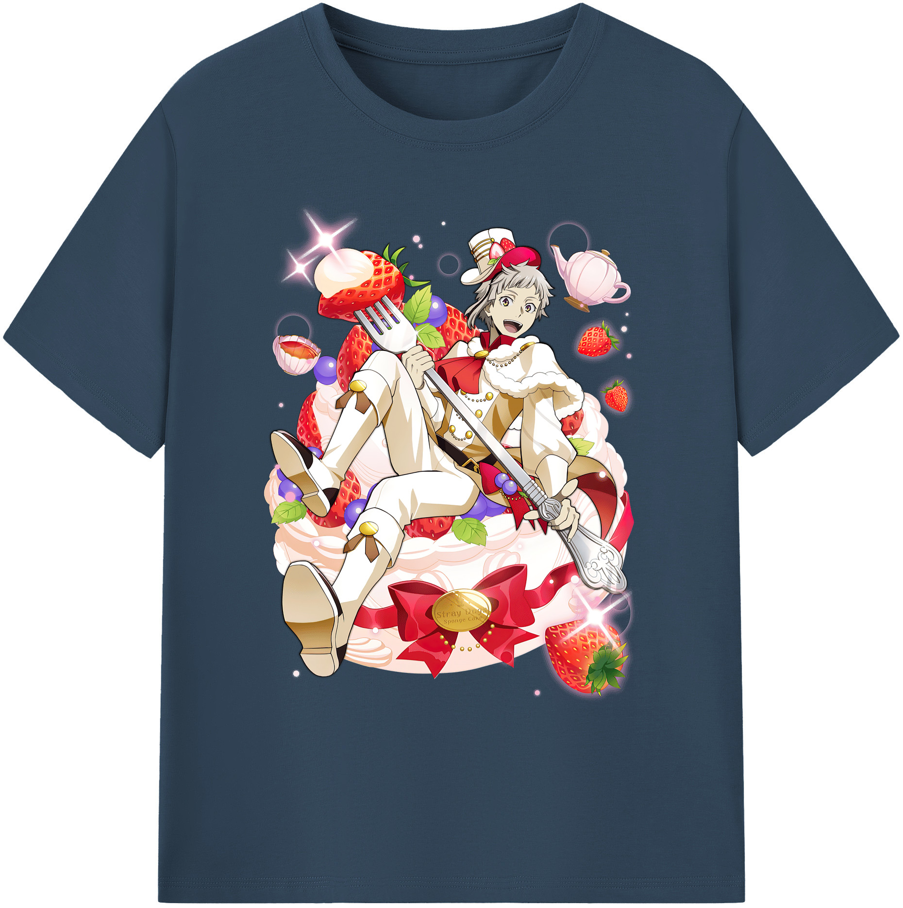 （画像用） 文豪ストレイドッグス Bungo Stray Dogs 綿100％ メンズ半袖Tシャツ｜肌触りやわらか＆通気性