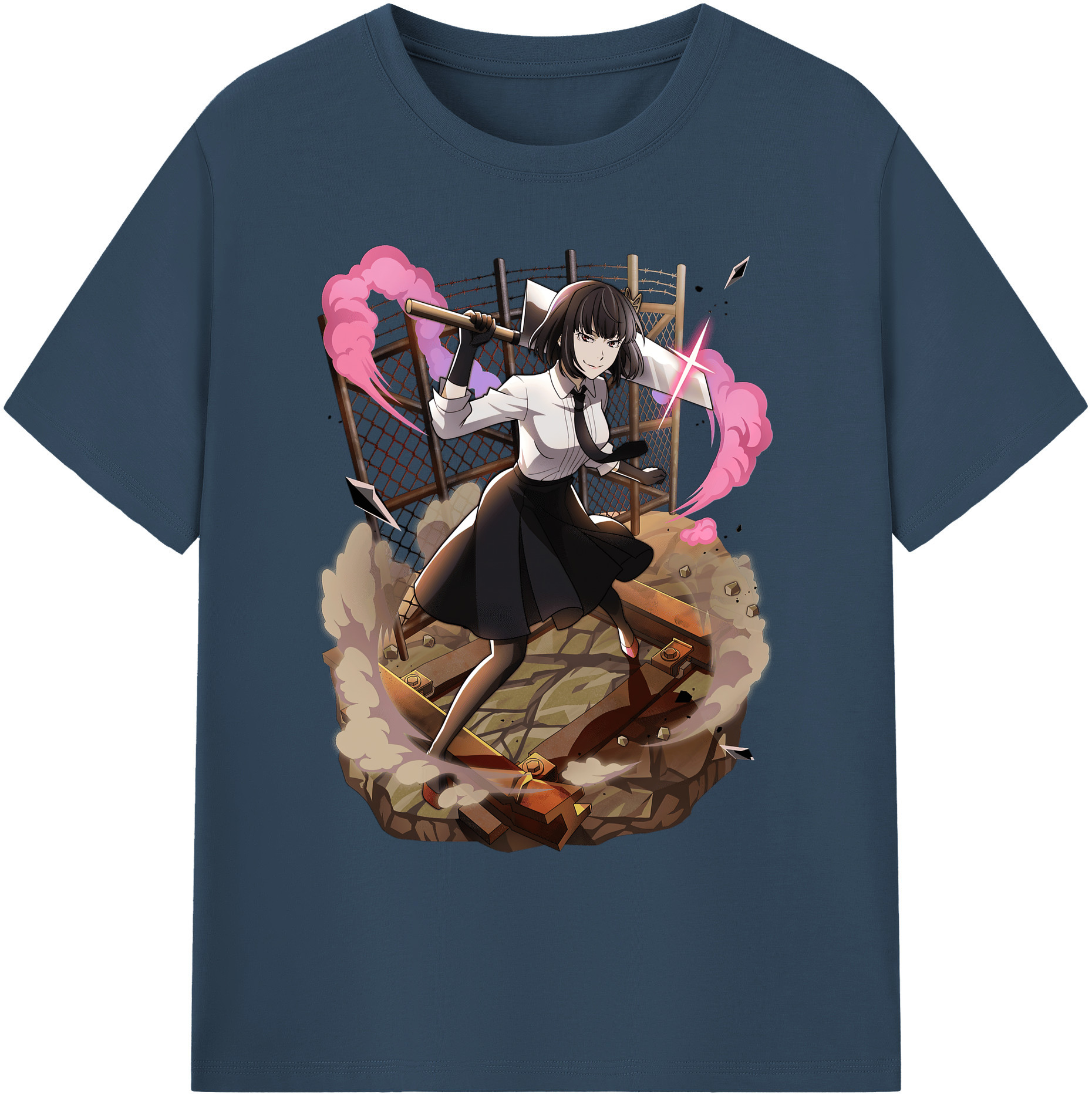 （画像用） 文豪ストレイドッグス Bungo Stray Dogs 綿100％ メンズ半袖Tシャツ｜肌触りやわらか＆通気性