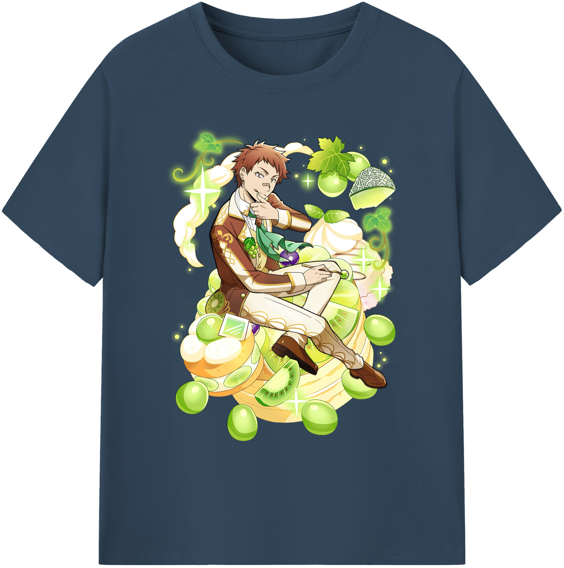 （画像用） 文豪ストレイドッグス Bungo Stray Dogs 綿100％ メンズ半袖Tシャツ｜肌触りやわらか＆通気性