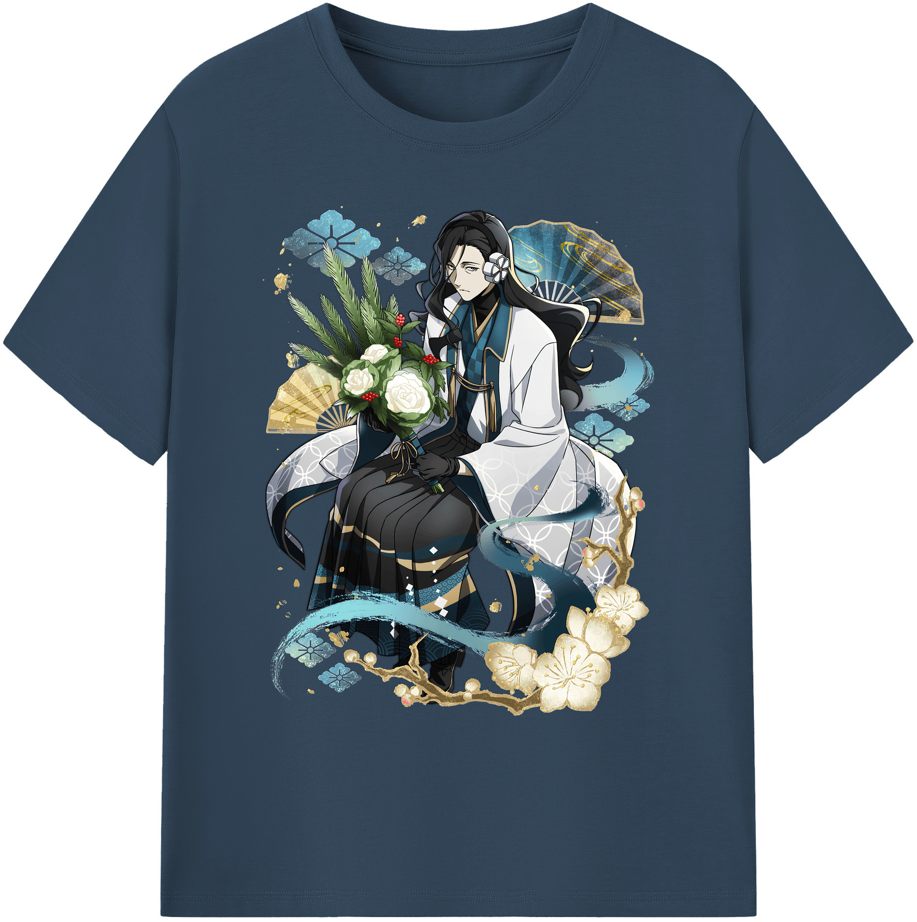 （画像用） 文豪ストレイドッグス Bungo Stray Dogs 綿100％ メンズ半袖Tシャツ｜肌触りやわらか＆通気性