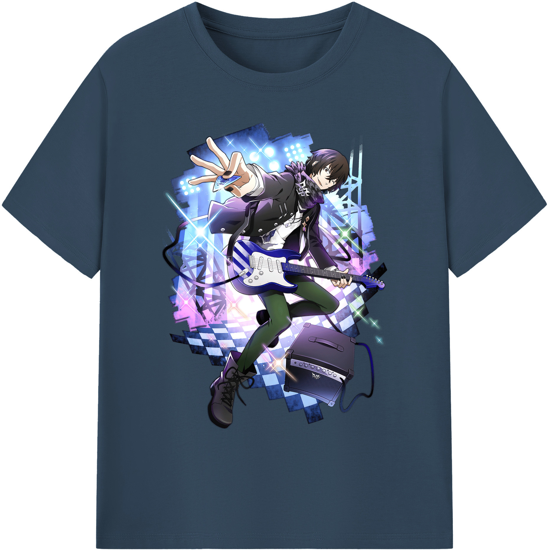 （画像用） 文豪ストレイドッグス Bungo Stray Dogs 綿100％ メンズ半袖Tシャツ｜肌触りやわらか＆通気性