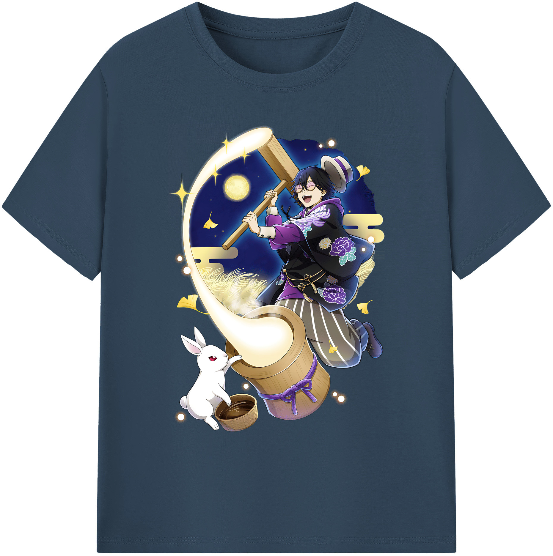 （画像用） 文豪ストレイドッグス Bungo Stray Dogs 綿100％ メンズ半袖Tシャツ｜肌触りやわらか＆通気性
