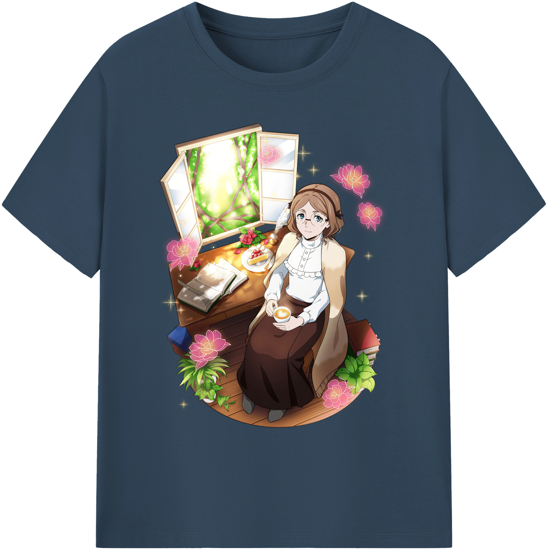 （画像用） 文豪ストレイドッグス Bungo Stray Dogs 綿100％ メンズ半袖Tシャツ｜肌触りやわらか＆通気性