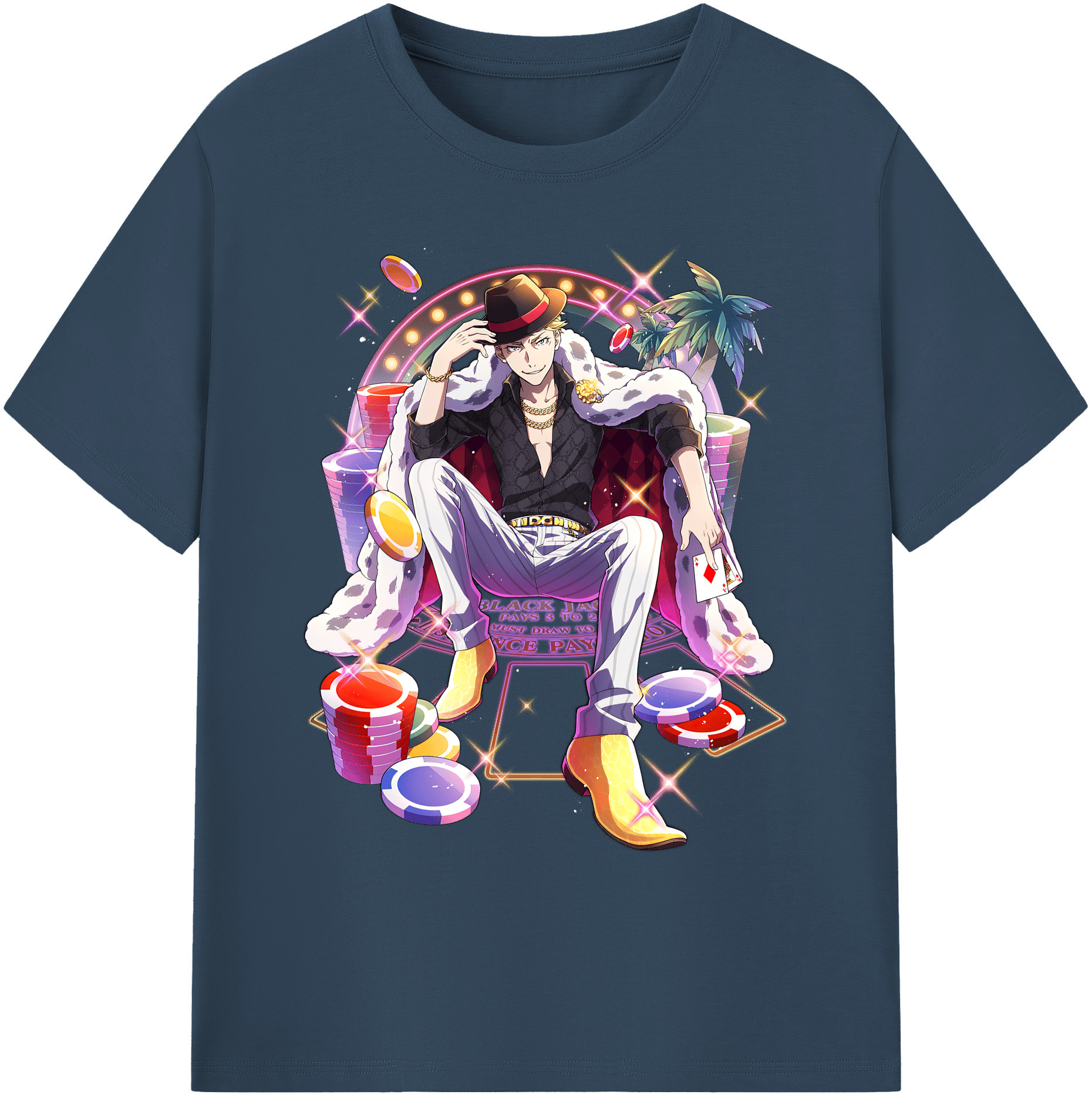 （画像用） 文豪ストレイドッグス Bungo Stray Dogs 綿100％ メンズ半袖Tシャツ｜肌触りやわらか＆通気性