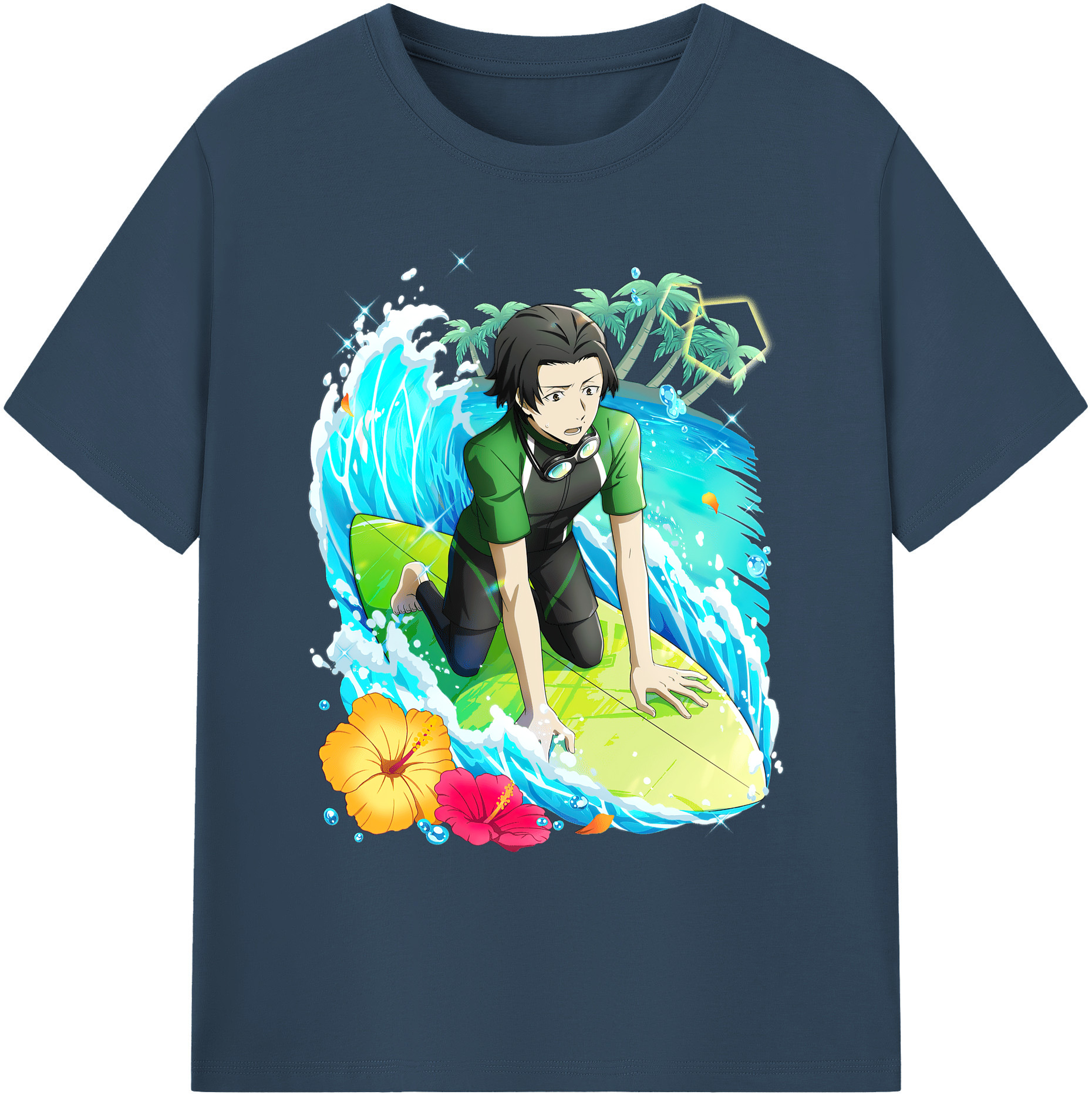 （画像用） 文豪ストレイドッグス Bungo Stray Dogs 綿100％ メンズ半袖Tシャツ｜肌触りやわらか＆通気性
