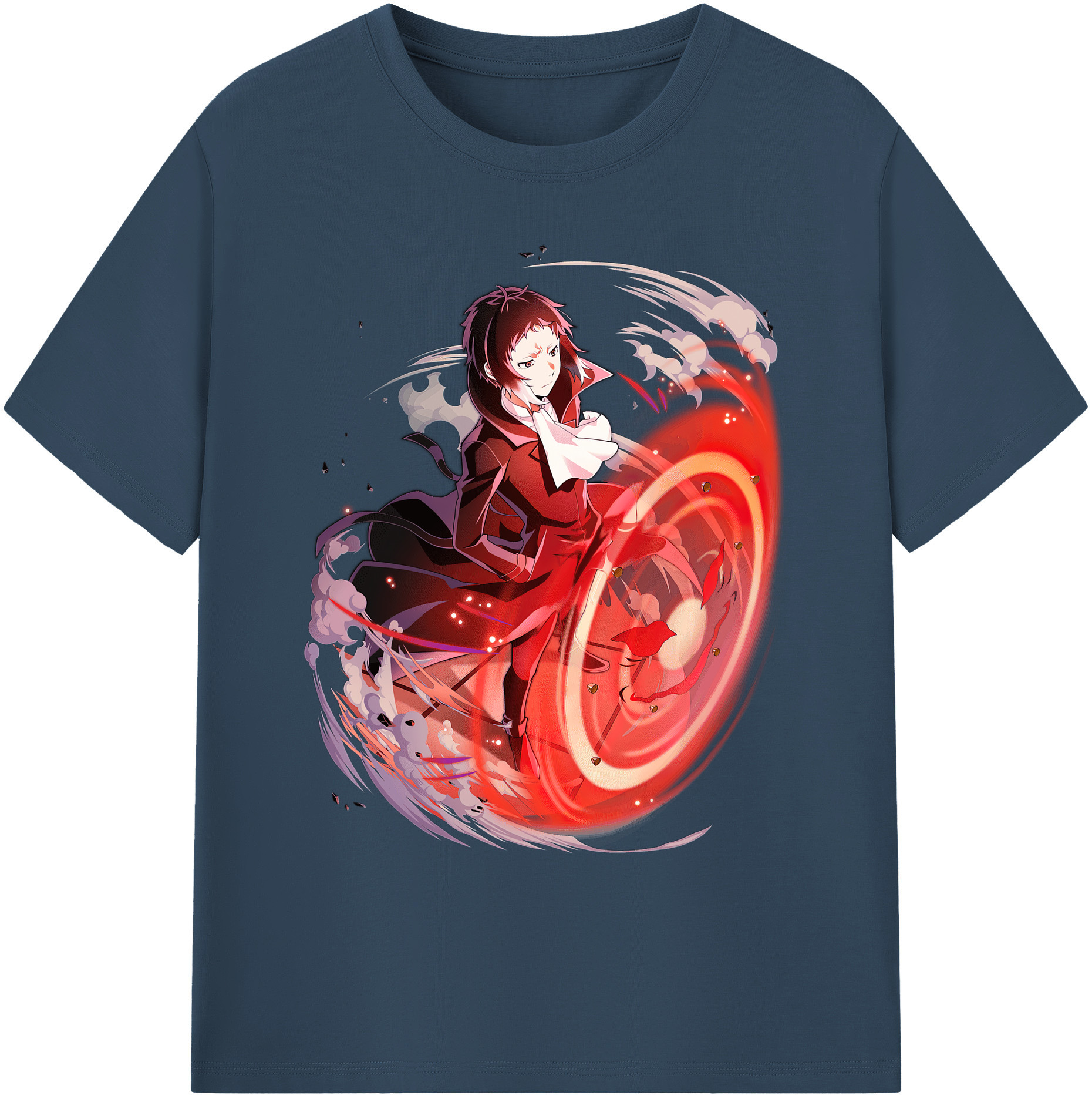 （画像用） 文豪ストレイドッグス Bungo Stray Dogs 綿100％ メンズ半袖Tシャツ｜肌触りやわらか＆通気性