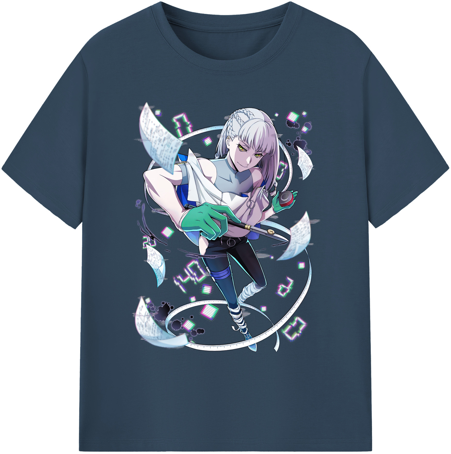 （画像用） 文豪ストレイドッグス Bungo Stray Dogs 綿100％ メンズ半袖Tシャツ｜肌触りやわらか＆通気性