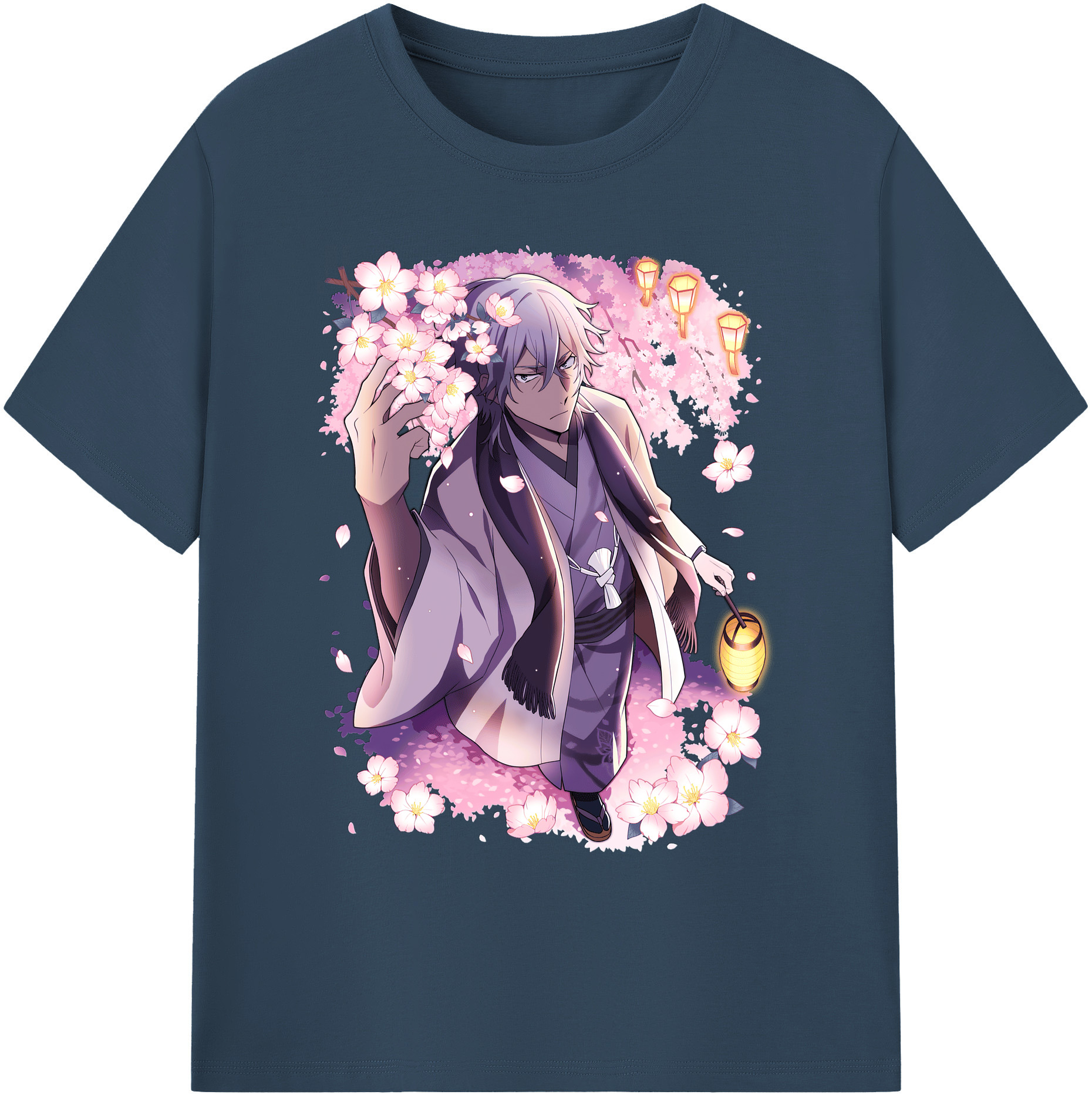 （画像用） 文豪ストレイドッグス Bungo Stray Dogs 綿100％ メンズ半袖Tシャツ｜肌触りやわらか＆通気性