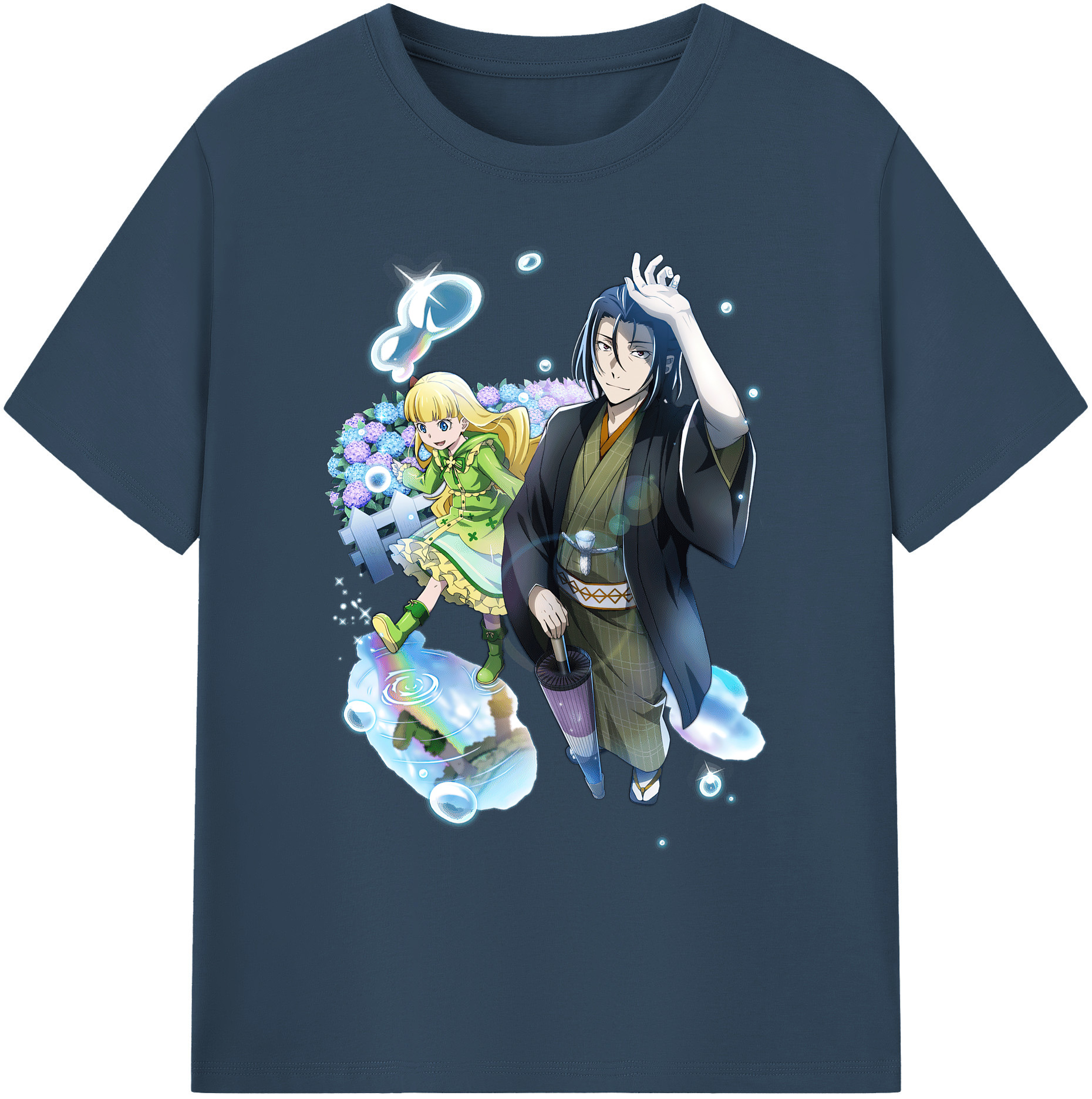 （画像用） 文豪ストレイドッグス Bungo Stray Dogs 綿100％ メンズ半袖Tシャツ｜肌触りやわらか＆通気性