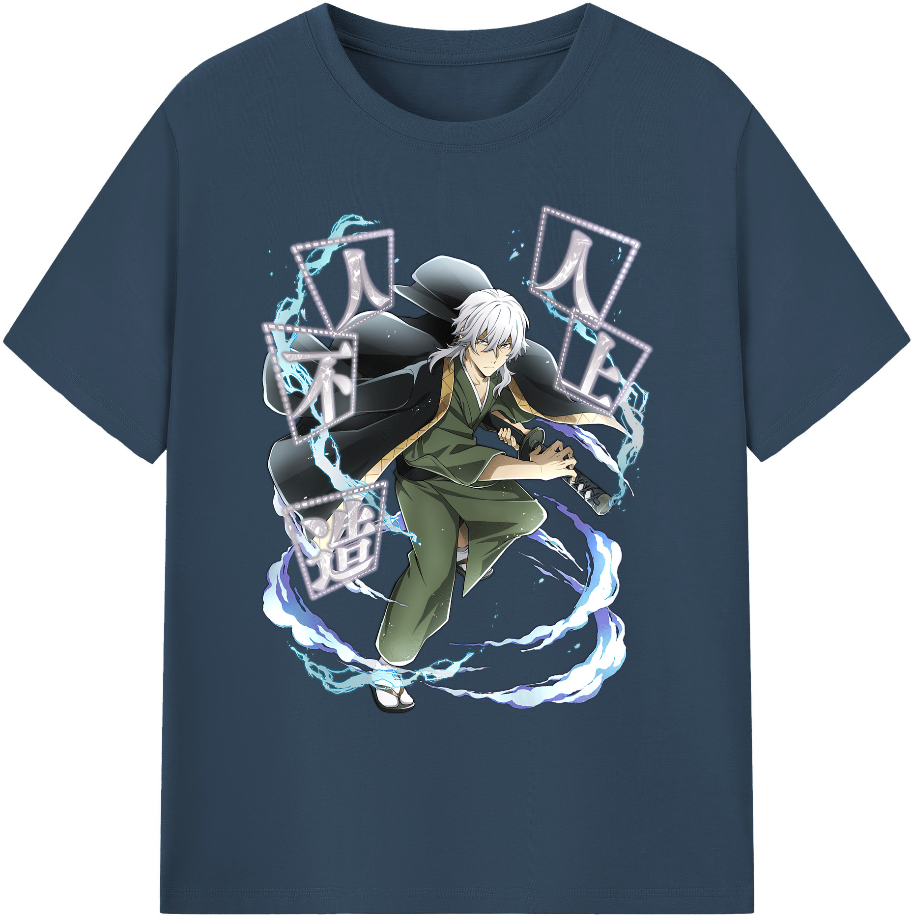 （画像用） 文豪ストレイドッグス Bungo Stray Dogs 綿100％ メンズ半袖Tシャツ｜肌触りやわらか＆通気性