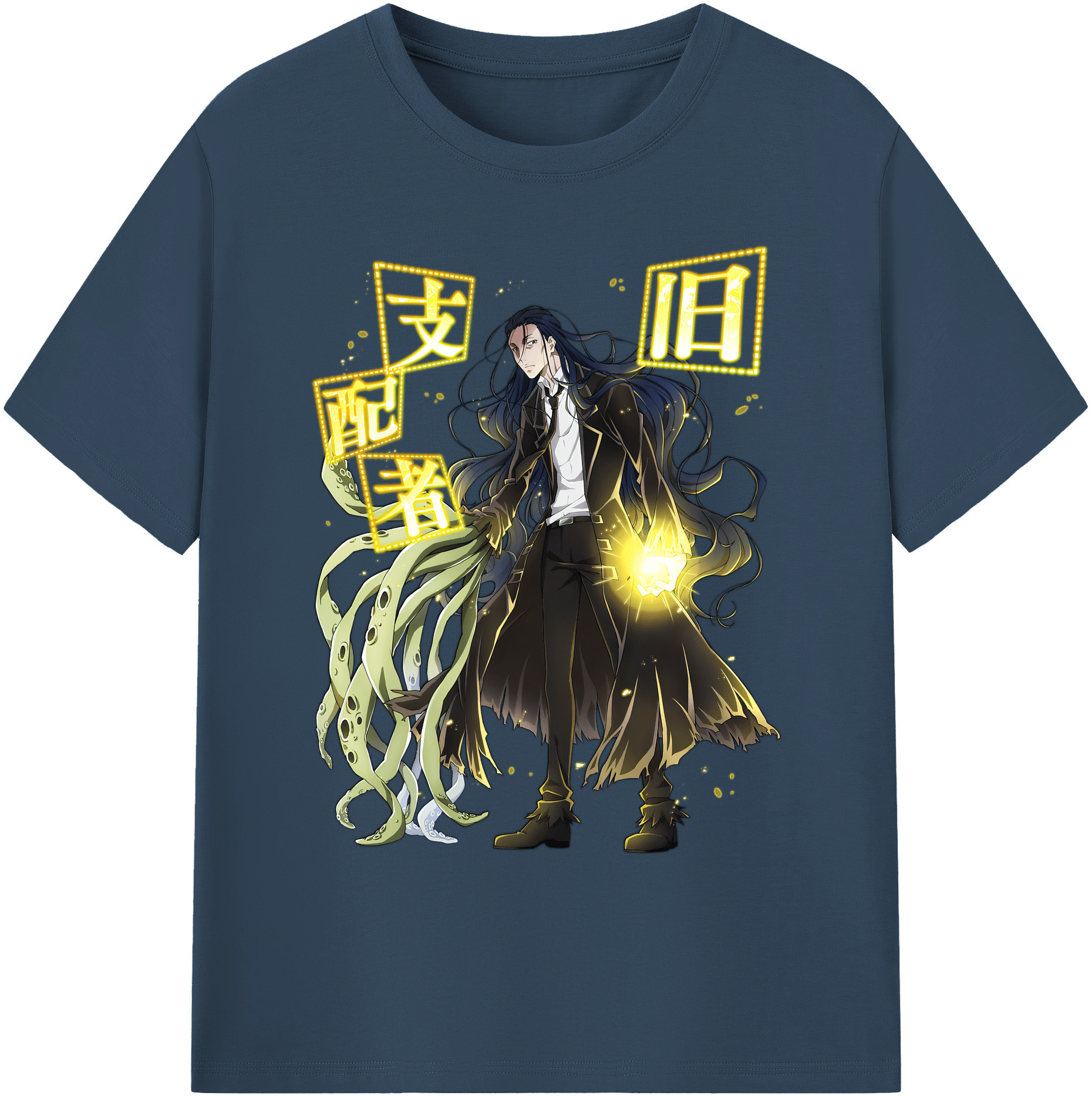 （画像用） 文豪ストレイドッグス Bungo Stray Dogs 綿100％ メンズ半袖Tシャツ｜肌触りやわらか＆通気性