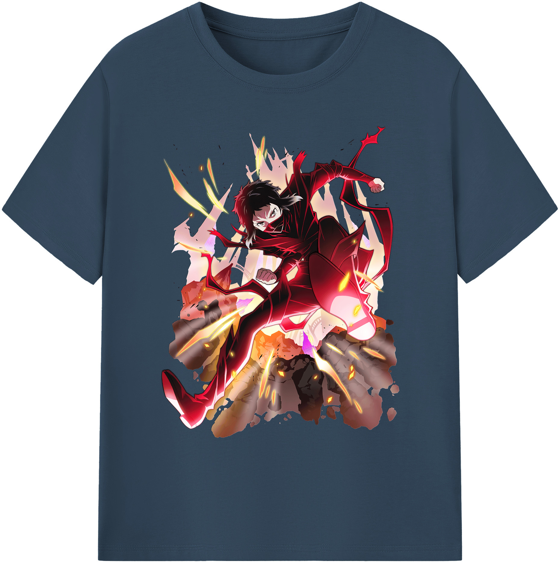 （画像用） 文豪ストレイドッグス Bungo Stray Dogs 綿100％ メンズ半袖Tシャツ｜肌触りやわらか＆通気性