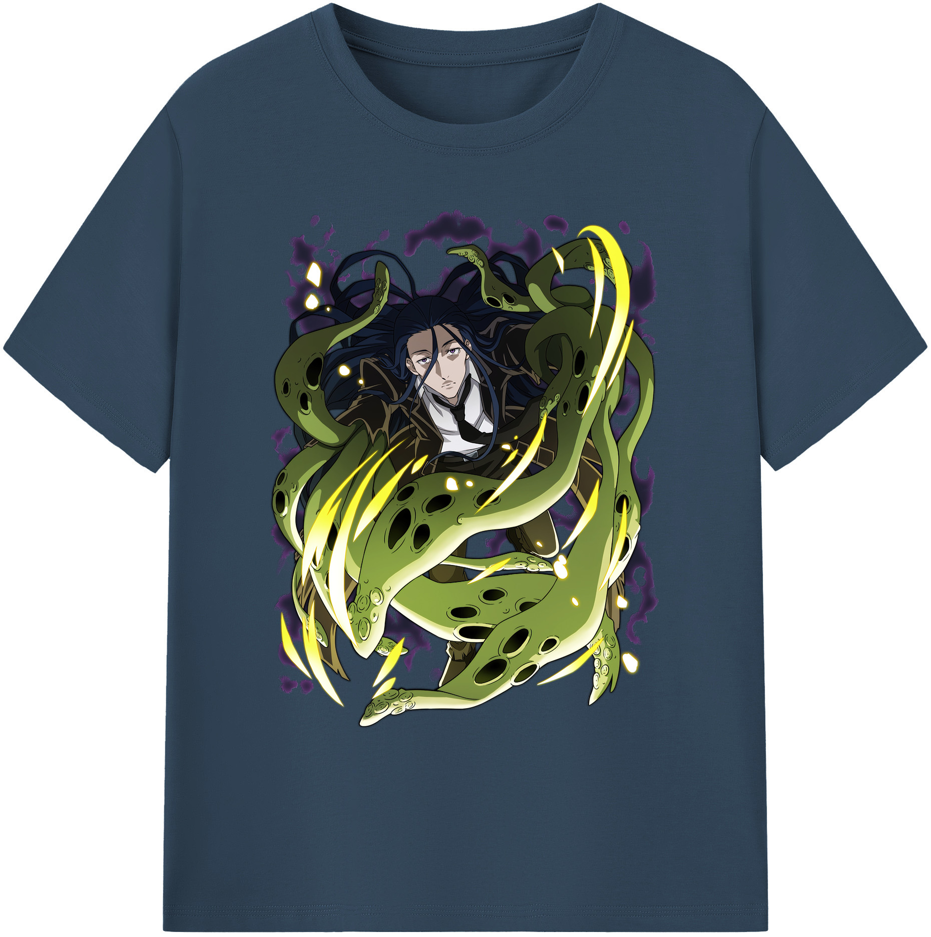 （画像用） 文豪ストレイドッグス Bungo Stray Dogs 綿100％ メンズ半袖Tシャツ｜肌触りやわらか＆通気性