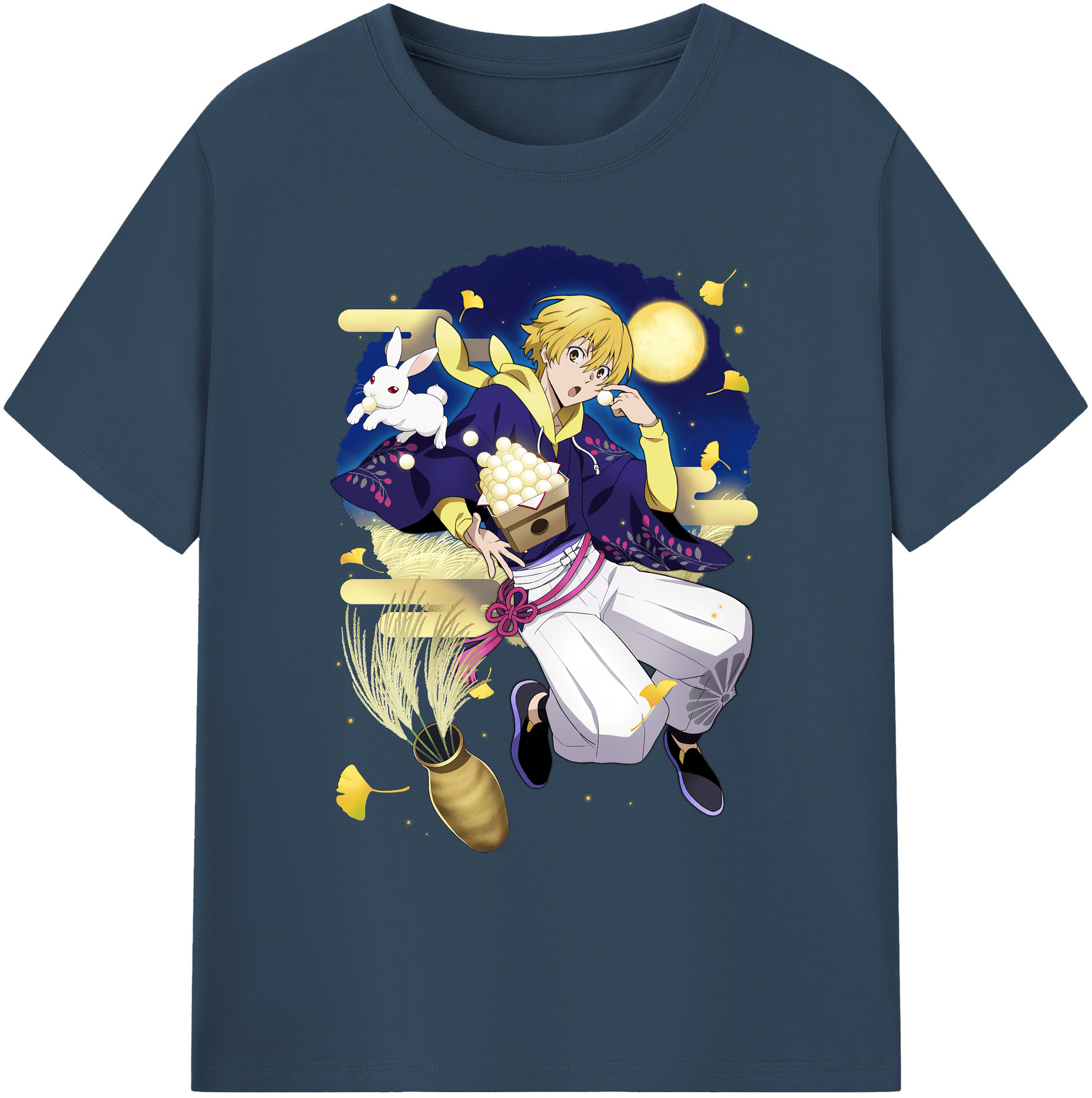 （画像用） 文豪ストレイドッグス Bungo Stray Dogs 綿100％ メンズ半袖Tシャツ｜肌触りやわらか＆通気性