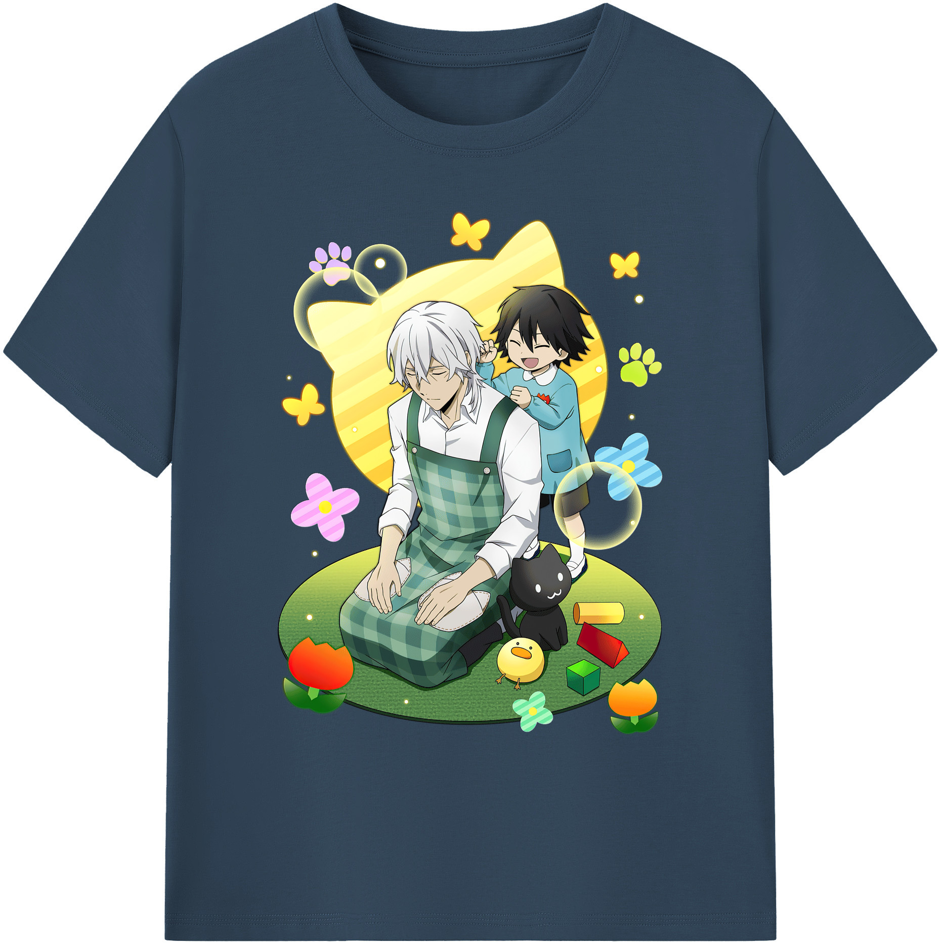 （画像用） 文豪ストレイドッグス Bungo Stray Dogs 綿100％ メンズ半袖Tシャツ｜肌触りやわらか＆通気性