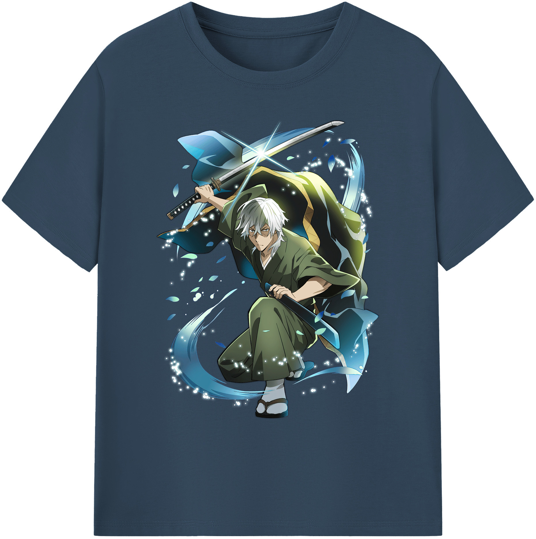 （画像用） 文豪ストレイドッグス Bungo Stray Dogs 綿100％ メンズ半袖Tシャツ｜肌触りやわらか＆通気性