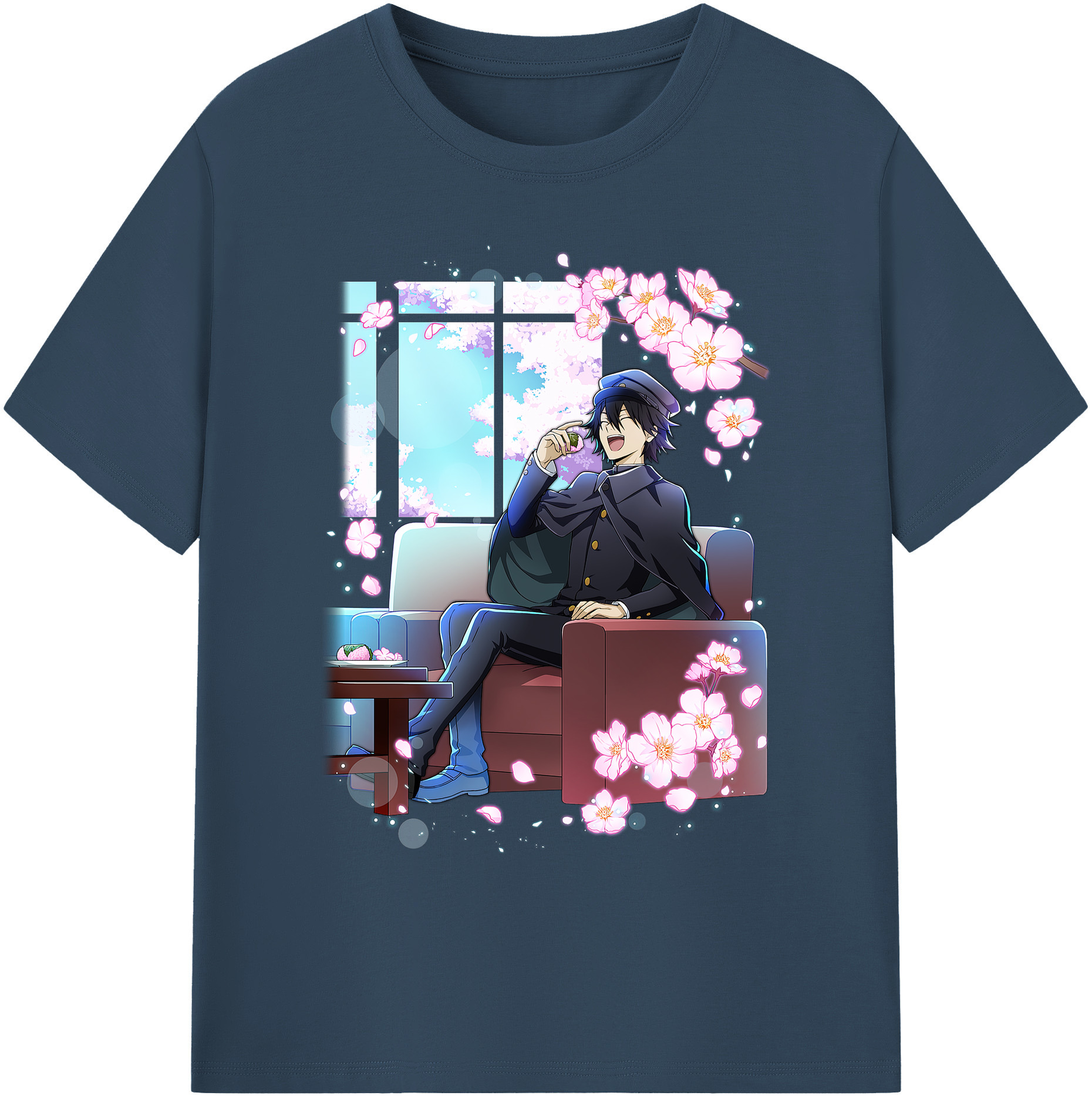 （画像用） 文豪ストレイドッグス Bungo Stray Dogs 綿100％ メンズ半袖Tシャツ｜肌触りやわらか＆通気性