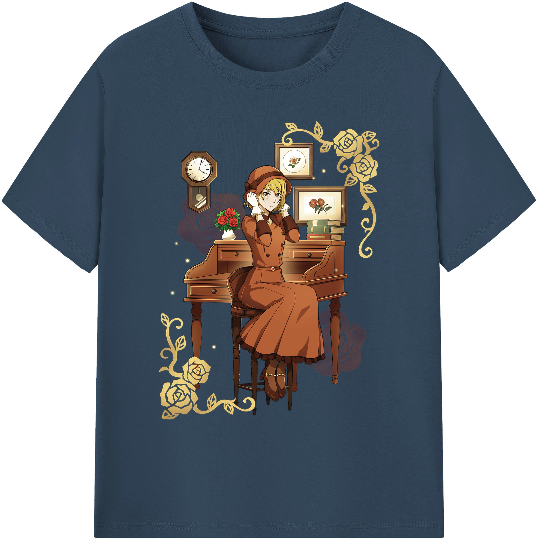 （画像用） 文豪ストレイドッグス Bungo Stray Dogs 綿100％ メンズ半袖Tシャツ｜肌触りやわらか＆通気性