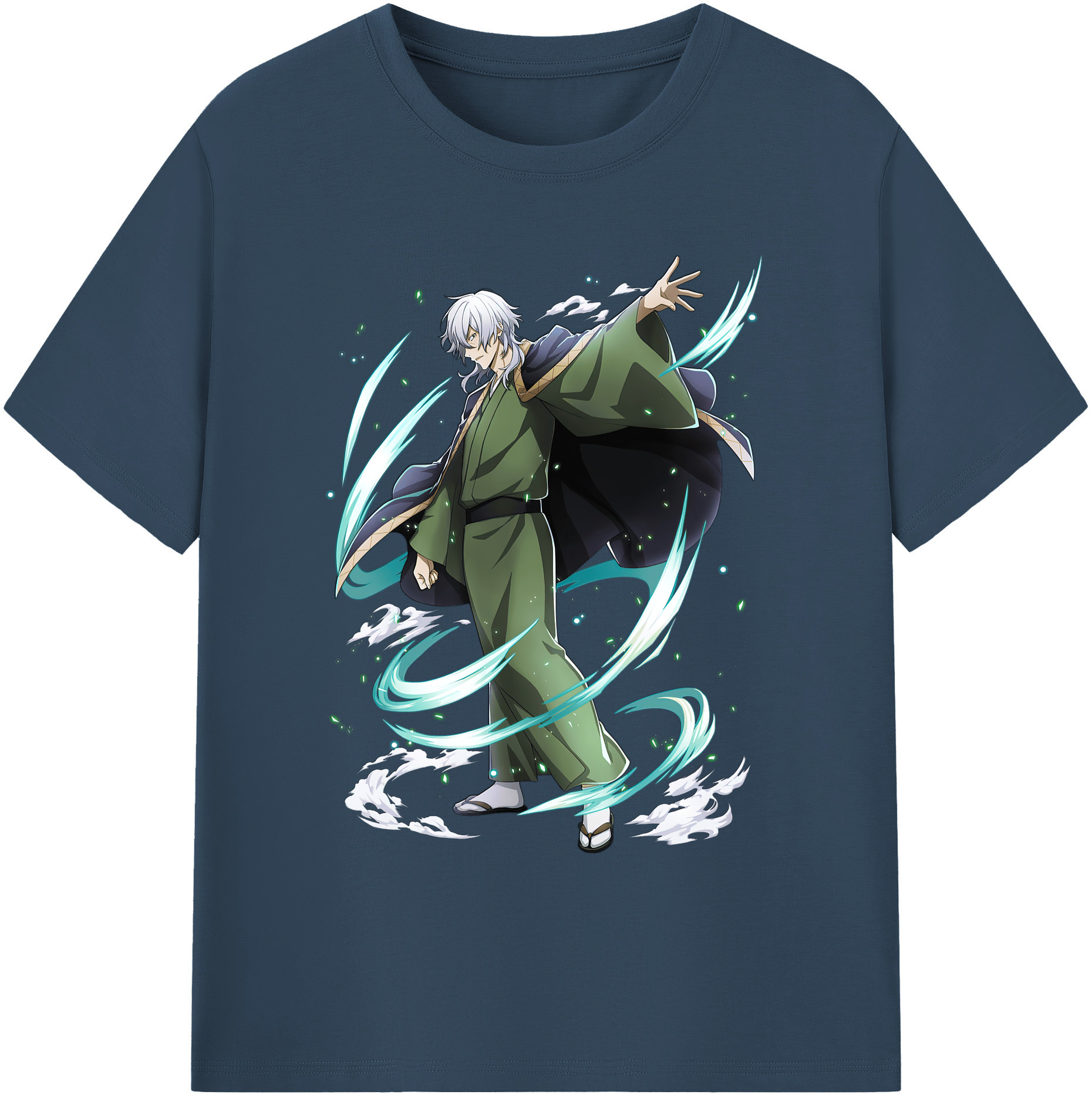 （画像用） 文豪ストレイドッグス Bungo Stray Dogs 綿100％ メンズ半袖Tシャツ｜肌触りやわらか＆通気性