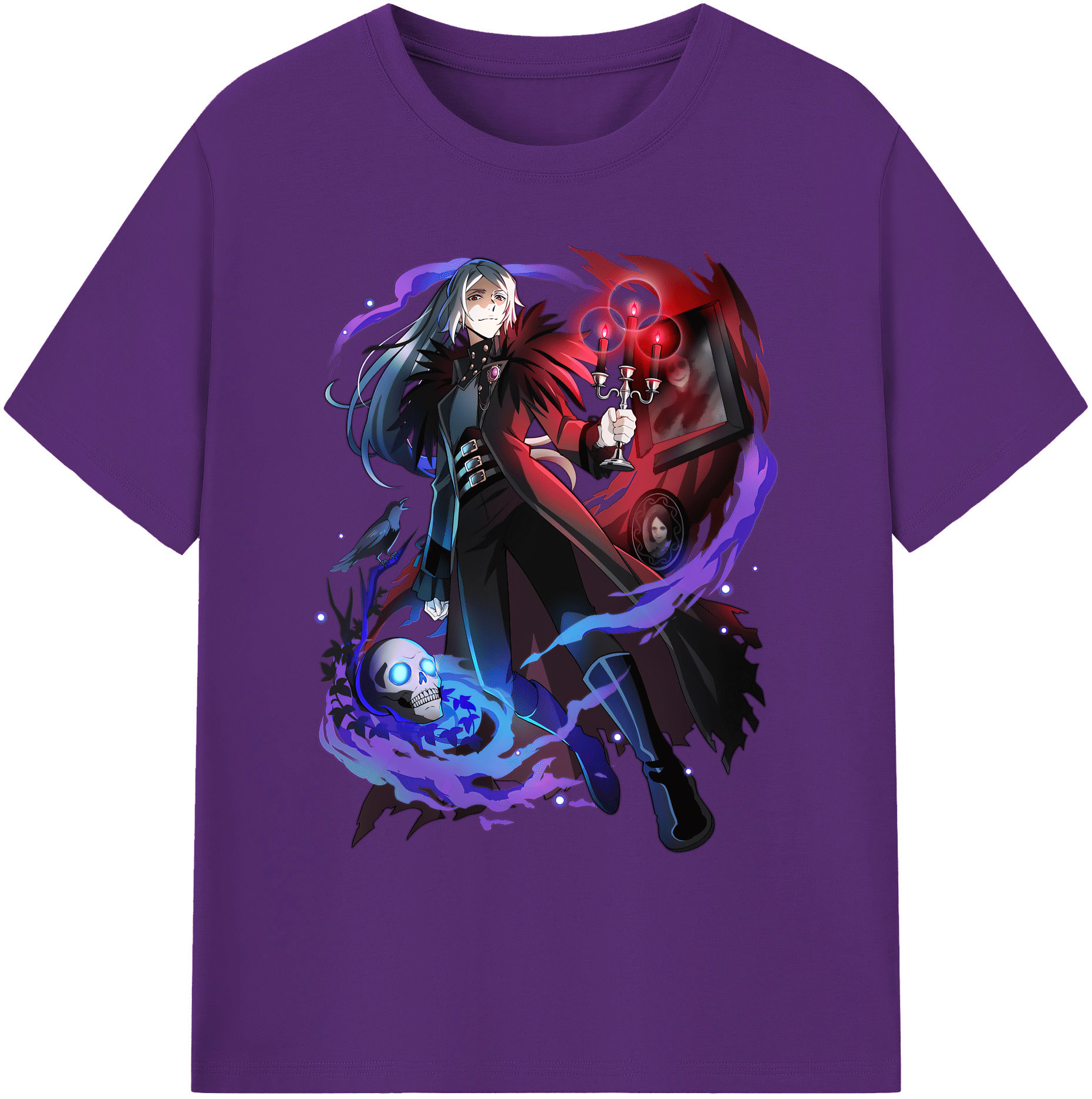 （画像用） 文豪ストレイドッグス Bungo Stray Dogs 綿100％ メンズ半袖Tシャツ｜肌触りやわらか＆通気性