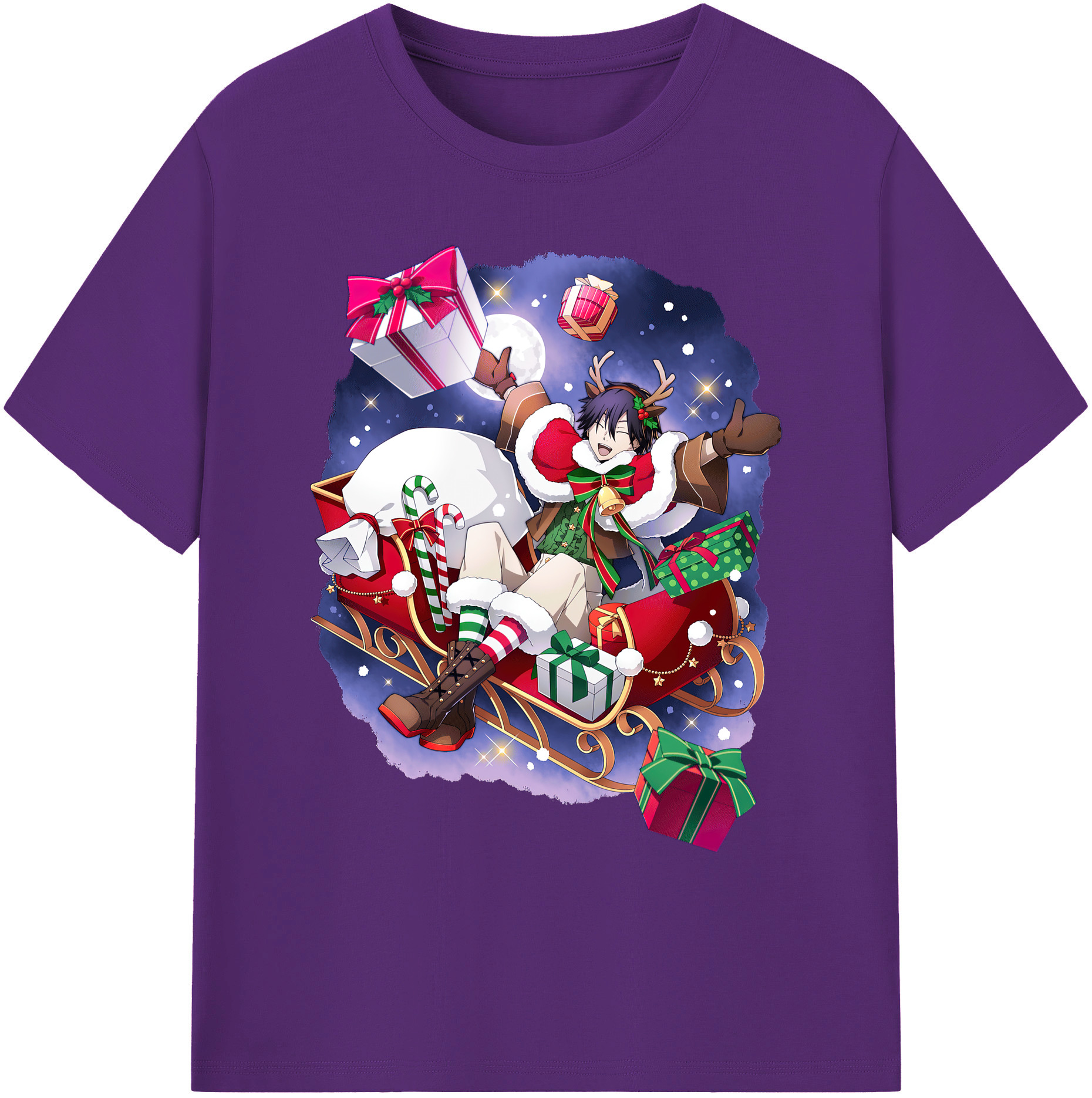 （画像用） 文豪ストレイドッグス Bungo Stray Dogs 綿100％ メンズ半袖Tシャツ｜肌触りやわらか＆通気性