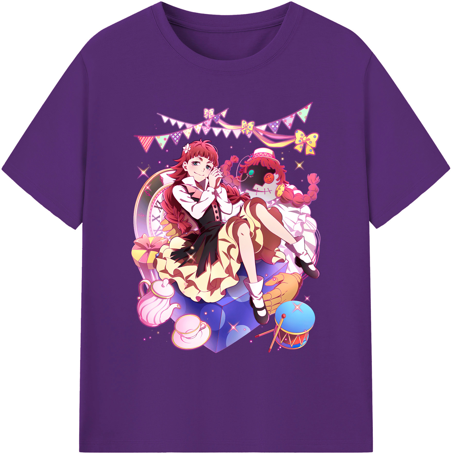 （画像用） 文豪ストレイドッグス Bungo Stray Dogs 綿100％ メンズ半袖Tシャツ｜肌触りやわらか＆通気性