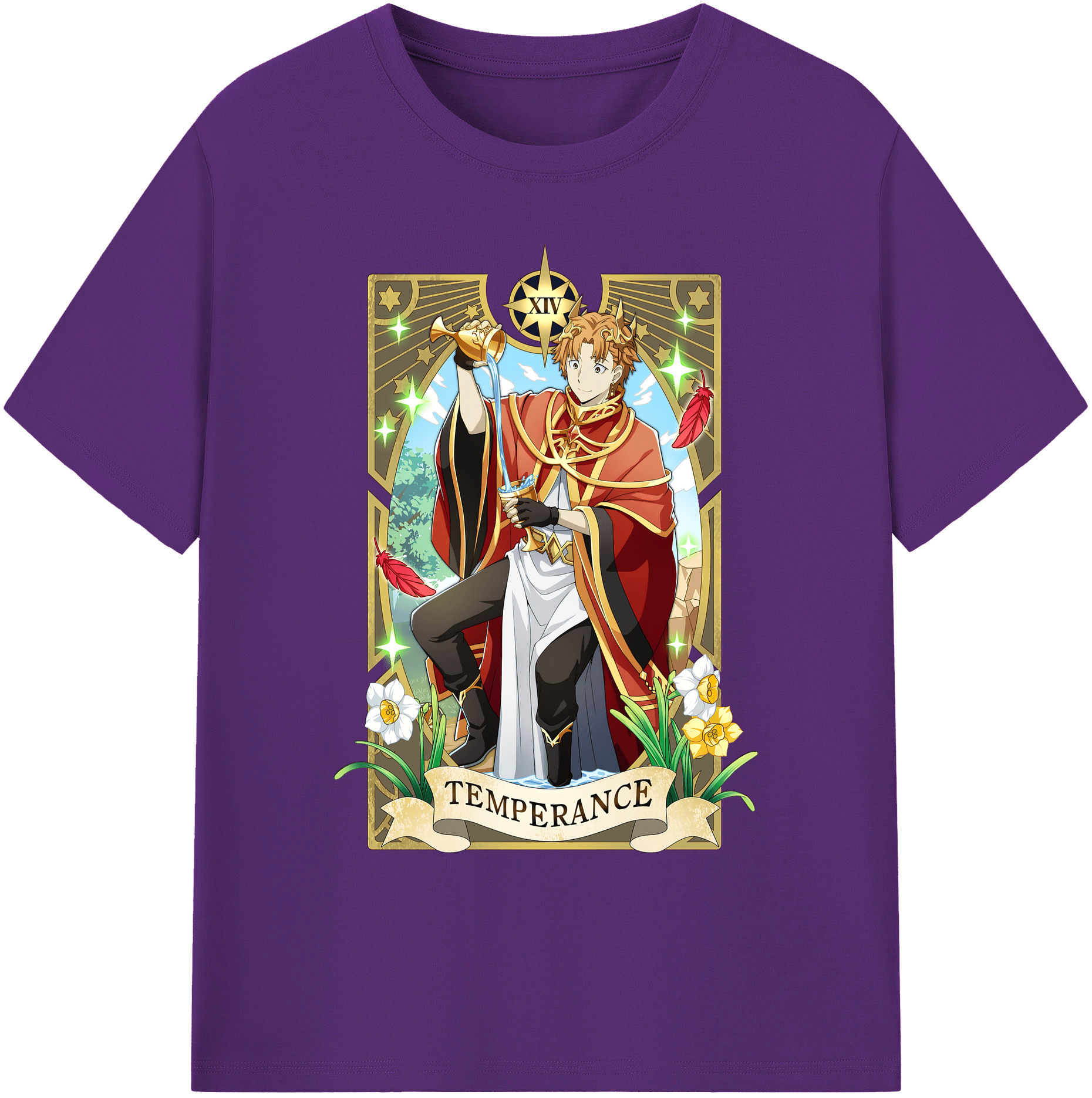 （画像用） 文豪ストレイドッグス Bungo Stray Dogs 綿100％ メンズ半袖Tシャツ｜肌触りやわらか＆通気性