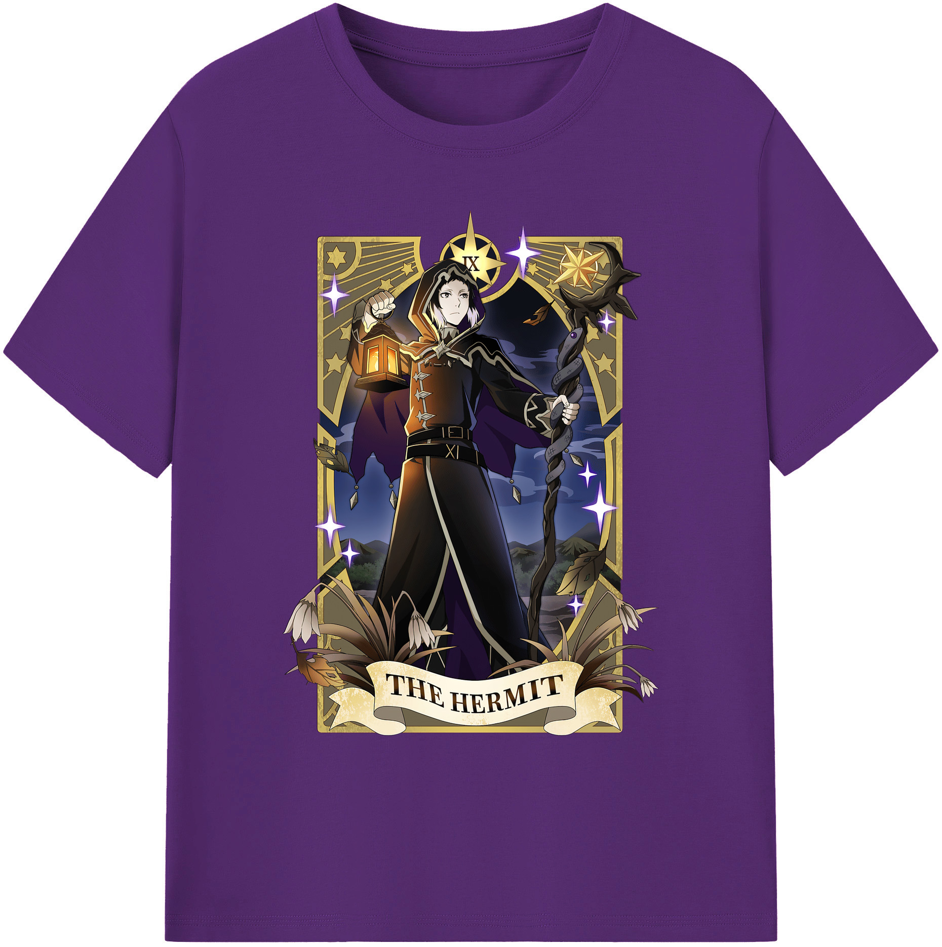 （画像用） 文豪ストレイドッグス Bungo Stray Dogs 綿100％ メンズ半袖Tシャツ｜肌触りやわらか＆通気性