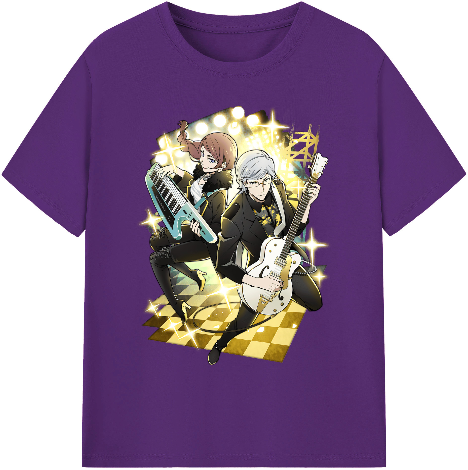 （画像用） 文豪ストレイドッグス Bungo Stray Dogs 綿100％ メンズ半袖Tシャツ｜肌触りやわらか＆通気性