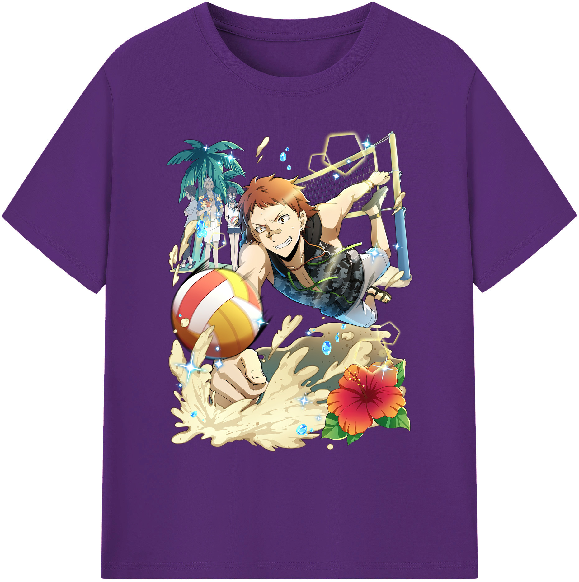 （画像用） 文豪ストレイドッグス Bungo Stray Dogs 綿100％ メンズ半袖Tシャツ｜肌触りやわらか＆通気性
