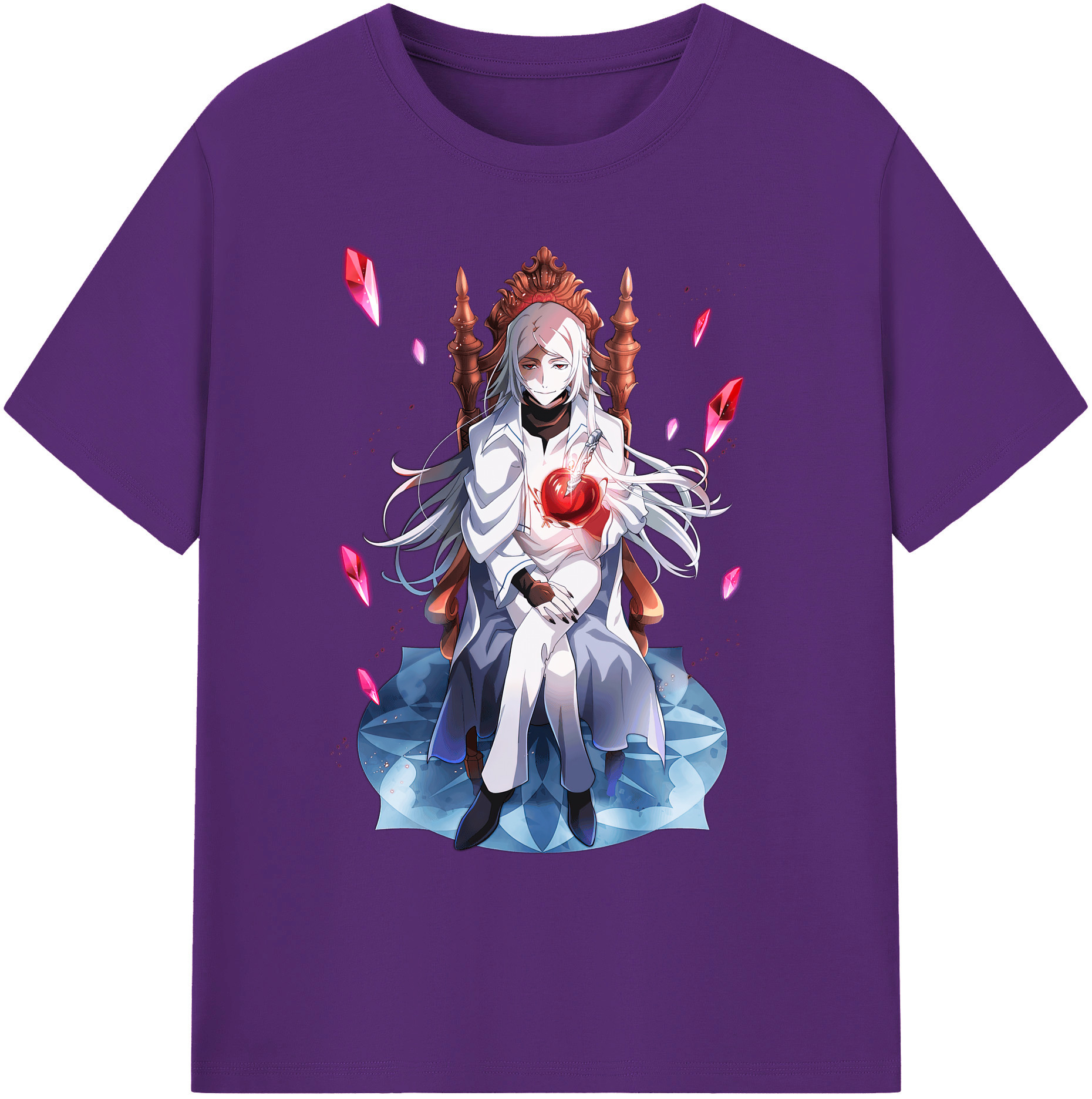 （画像用） 文豪ストレイドッグス Bungo Stray Dogs 綿100％ メンズ半袖Tシャツ｜肌触りやわらか＆通気性