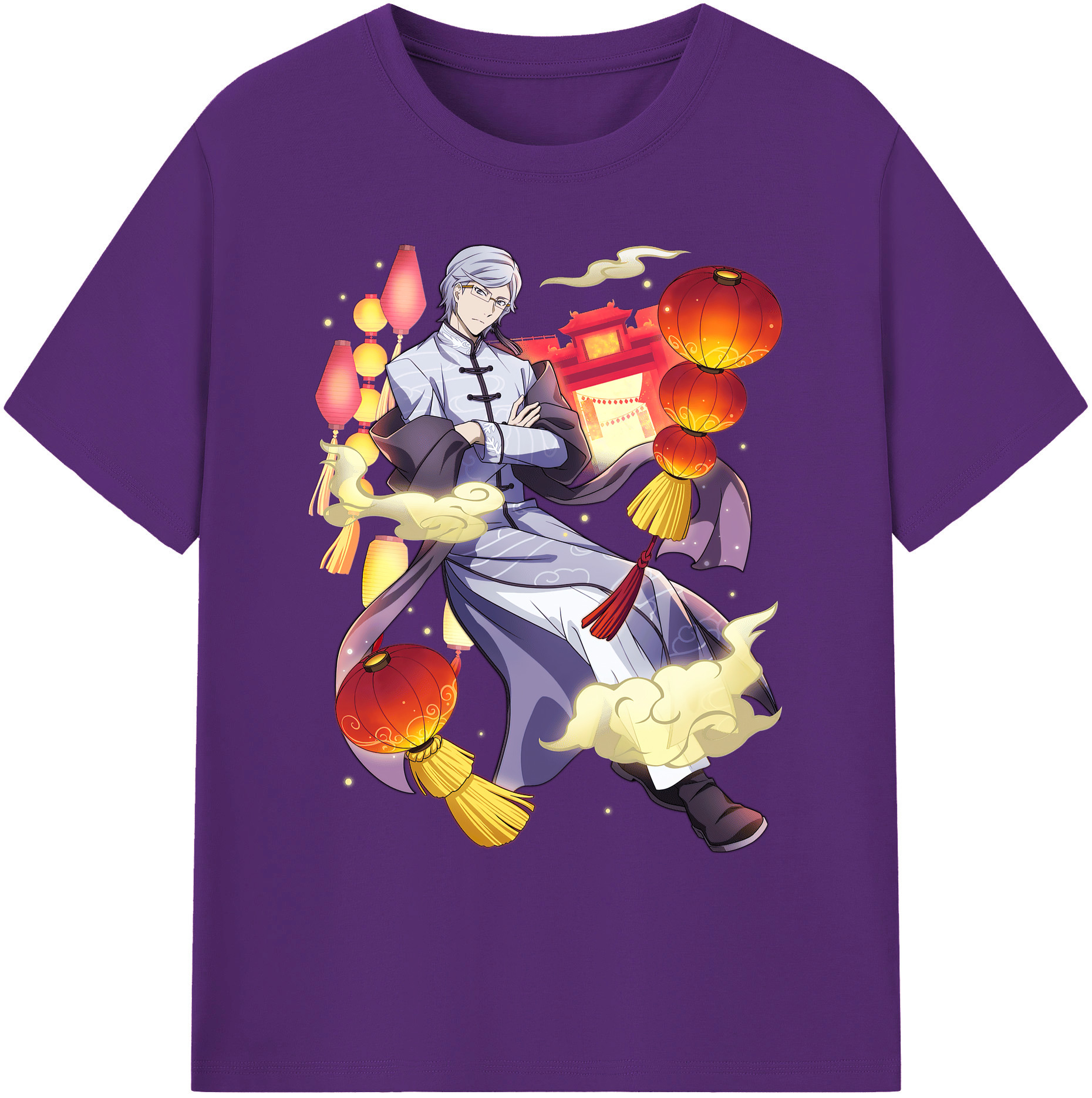 （画像用） 文豪ストレイドッグス Bungo Stray Dogs 綿100％ メンズ半袖Tシャツ｜肌触りやわらか＆通気性