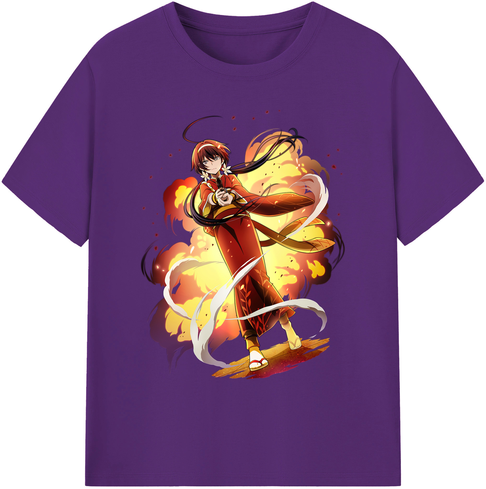 （画像用） 文豪ストレイドッグス Bungo Stray Dogs 綿100％ メンズ半袖Tシャツ｜肌触りやわらか＆通気性