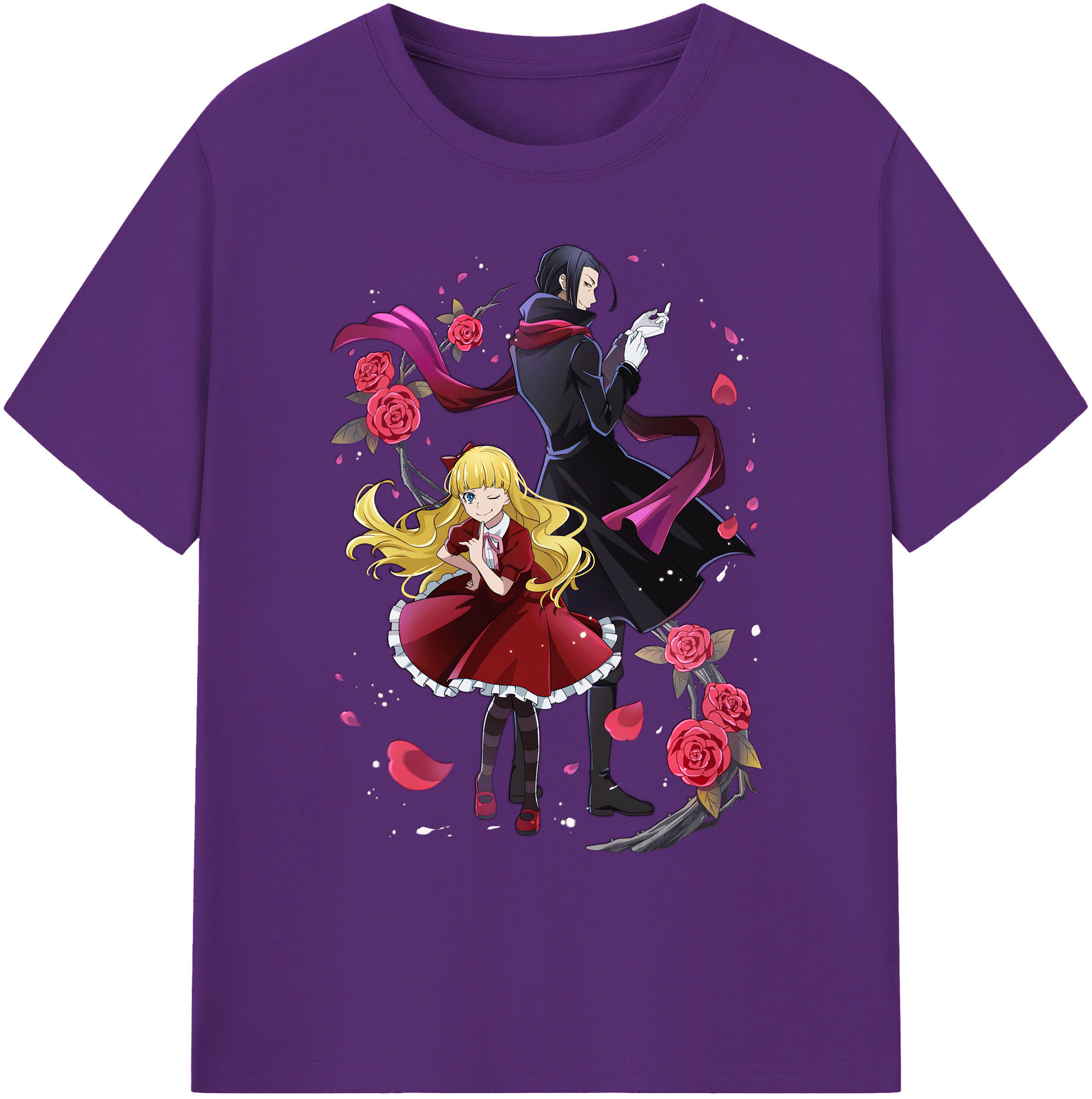 （画像用） 文豪ストレイドッグス Bungo Stray Dogs 綿100％ メンズ半袖Tシャツ｜肌触りやわらか＆通気性