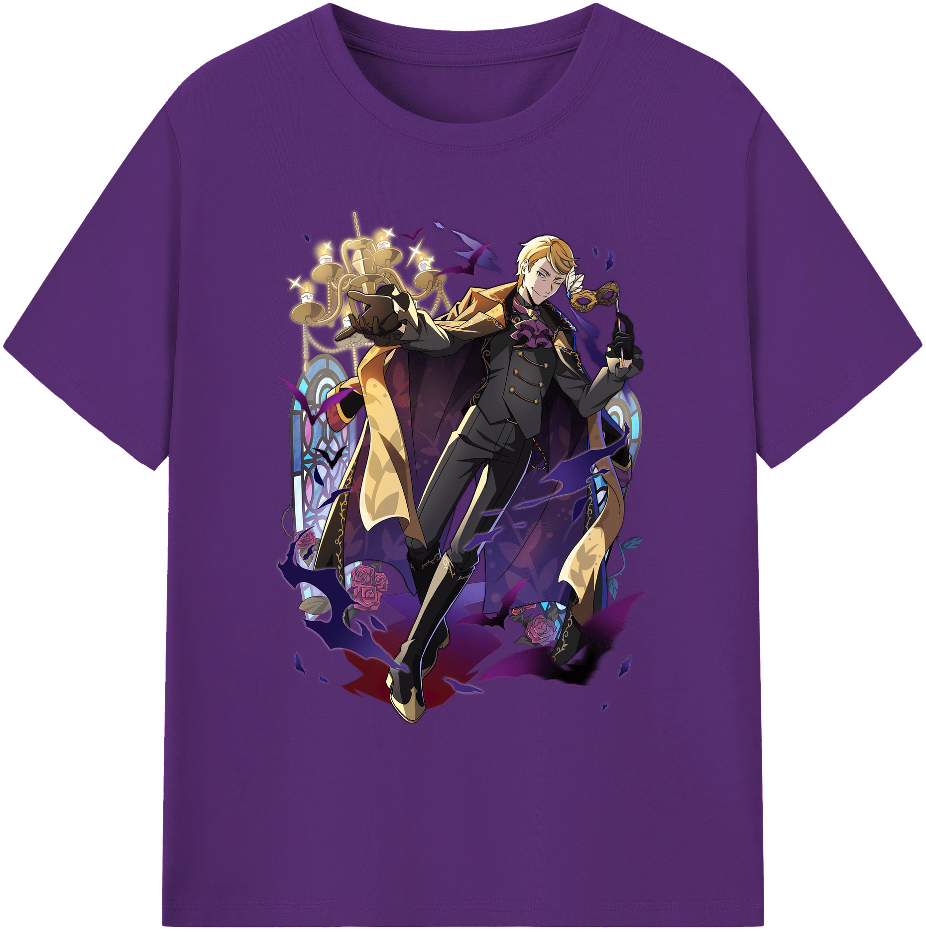 （画像用） 文豪ストレイドッグス Bungo Stray Dogs 綿100％ メンズ半袖Tシャツ｜肌触りやわらか＆通気性
