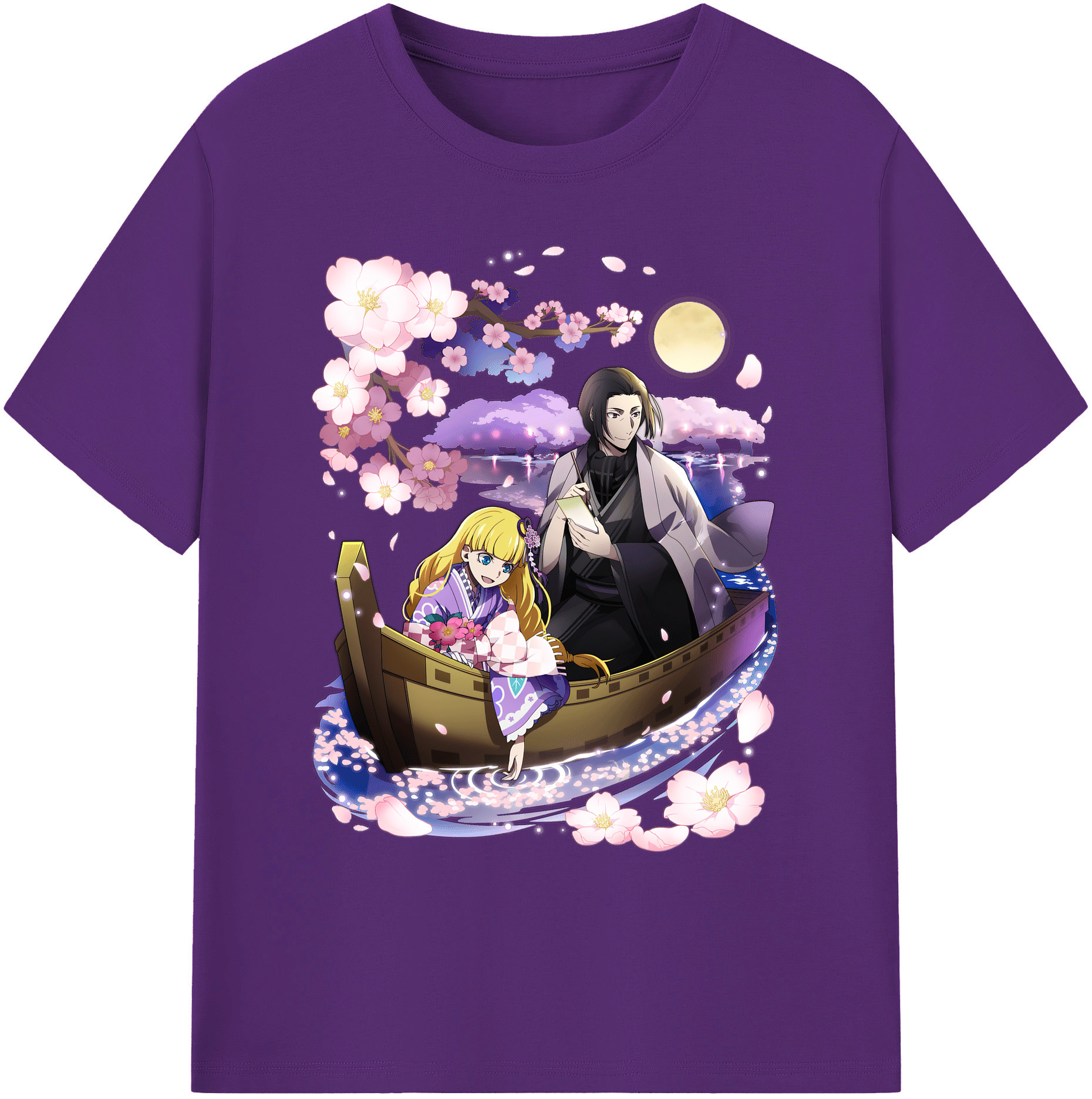 （画像用） 文豪ストレイドッグス Bungo Stray Dogs 綿100％ メンズ半袖Tシャツ｜肌触りやわらか＆通気性