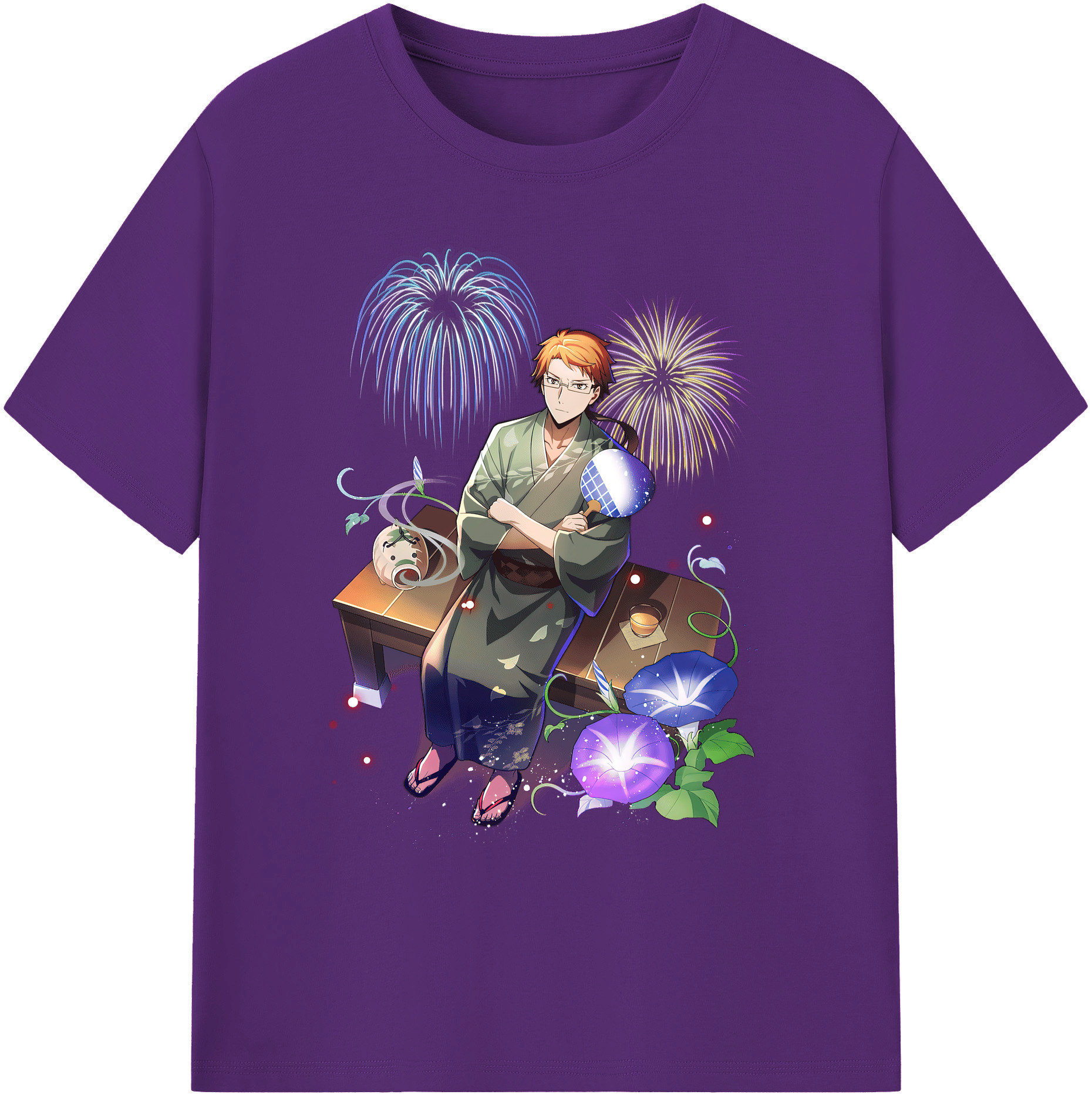 （画像用） 文豪ストレイドッグス Bungo Stray Dogs 綿100％ メンズ半袖Tシャツ｜肌触りやわらか＆通気性