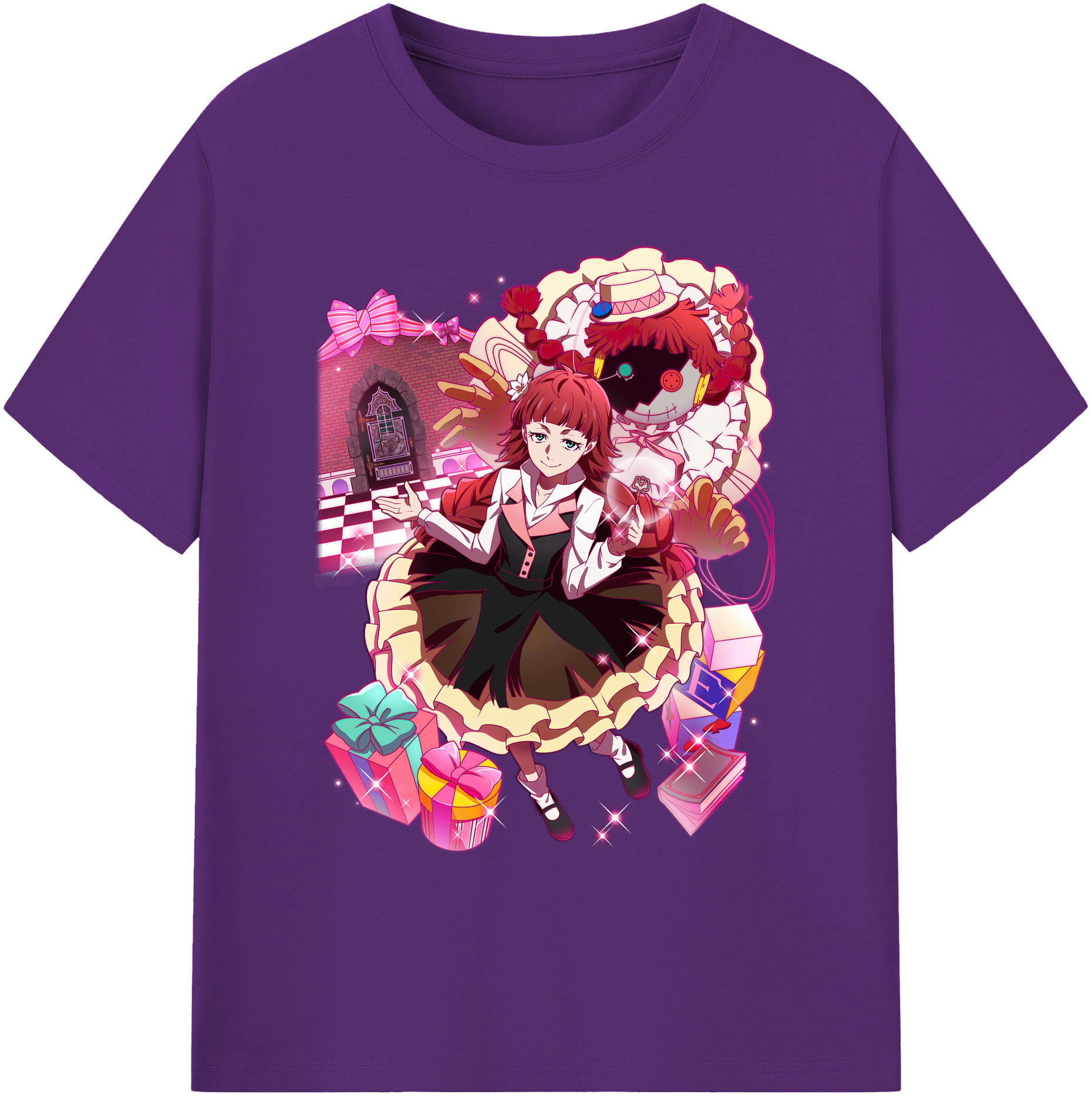（画像用） 文豪ストレイドッグス Bungo Stray Dogs 綿100％ メンズ半袖Tシャツ｜肌触りやわらか＆通気性