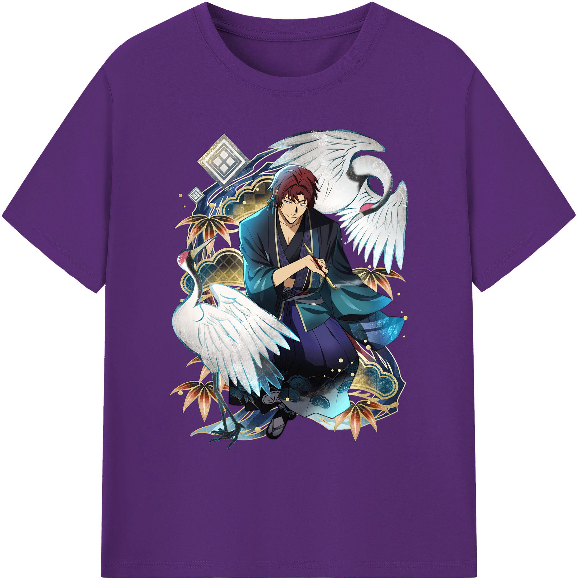 文豪ストレイドッグス Bungo Stray Dogs 綿100％ メンズ半袖Tシャツ｜肌触りやわらか＆通気性