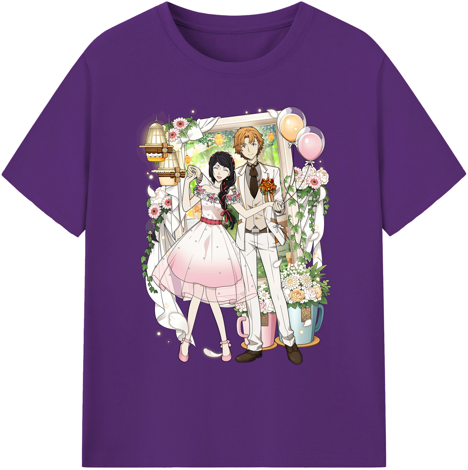 （画像用） 文豪ストレイドッグス Bungo Stray Dogs 綿100％ メンズ半袖Tシャツ｜肌触りやわらか＆通気性