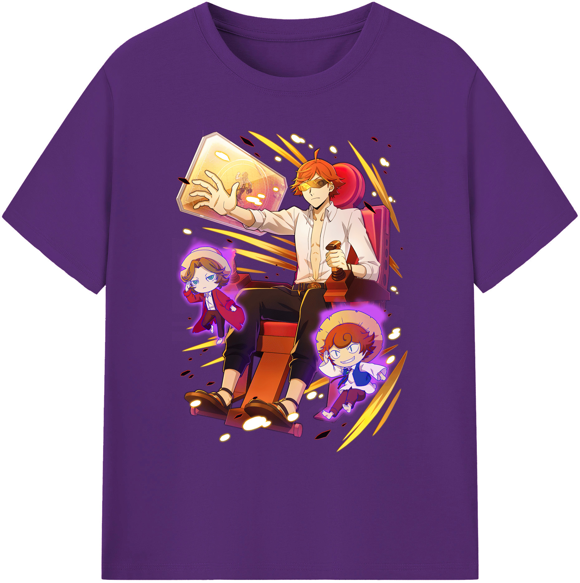（画像用） 文豪ストレイドッグス Bungo Stray Dogs 綿100％ メンズ半袖Tシャツ｜肌触りやわらか＆通気性
