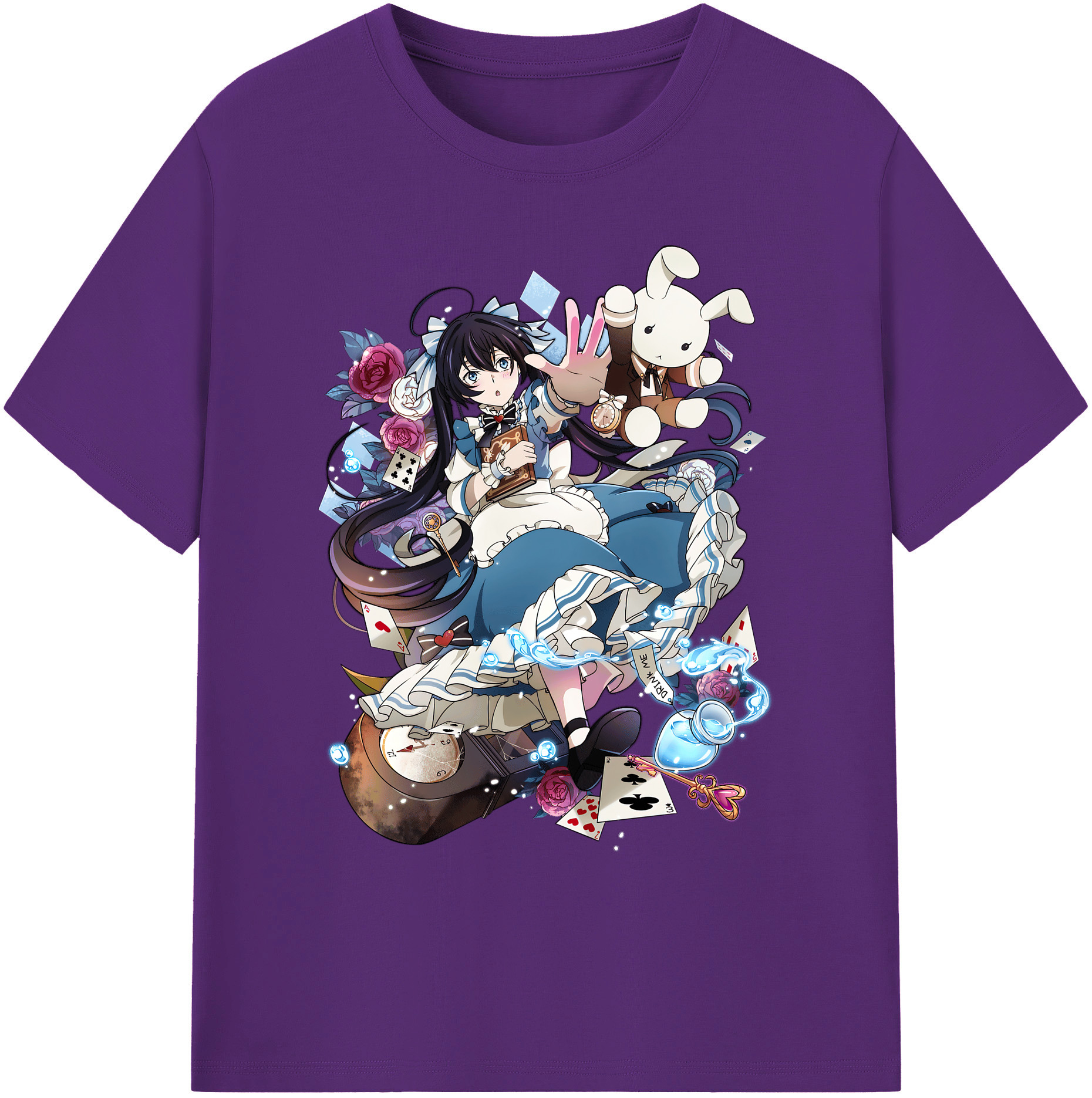 （画像用） 文豪ストレイドッグス Bungo Stray Dogs 綿100％ メンズ半袖Tシャツ｜肌触りやわらか＆通気性
